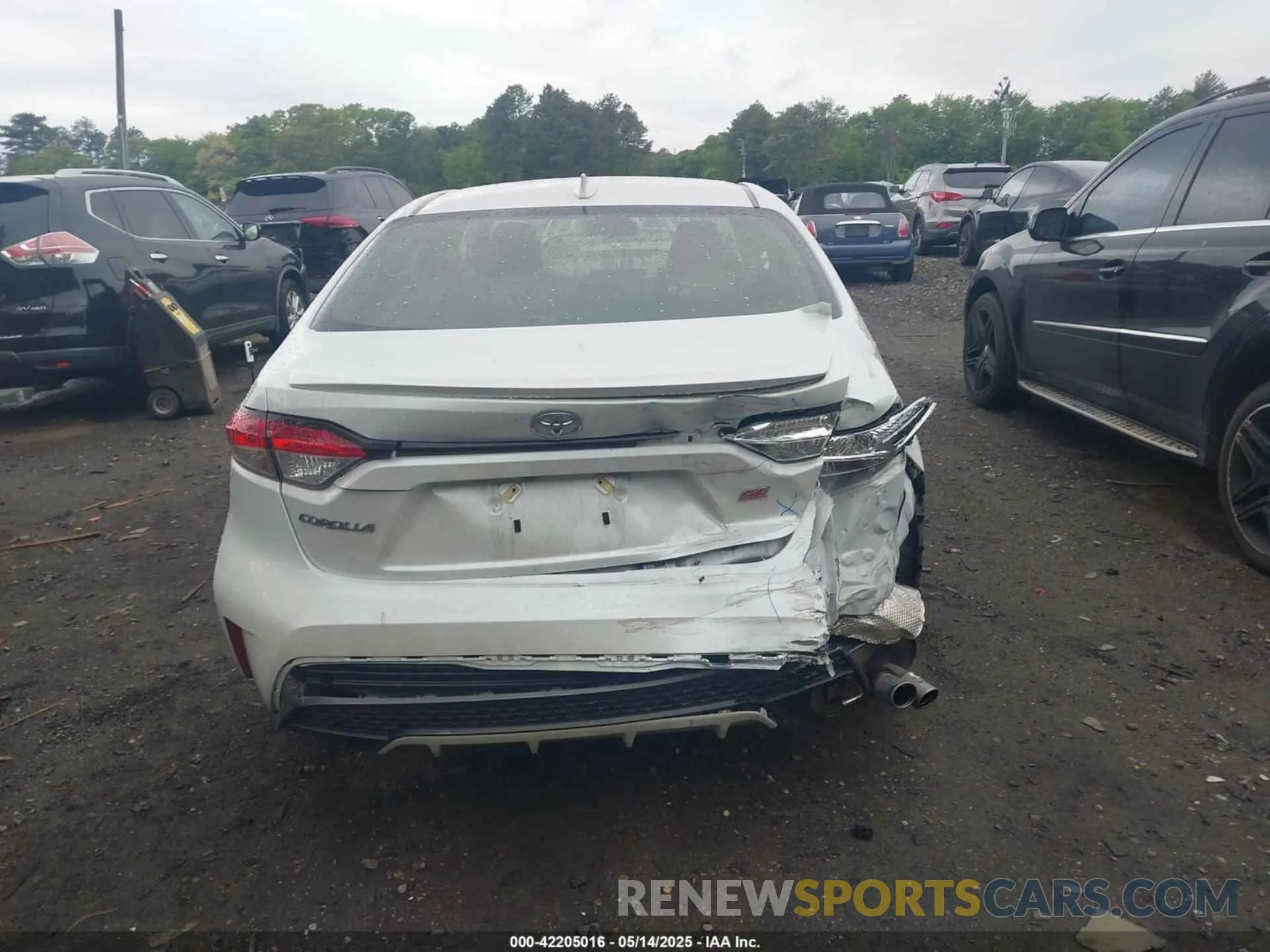 16 fotografías del automóvil dañado JTDS4MCE9N3504239 TOYOTA COROLLA 2022