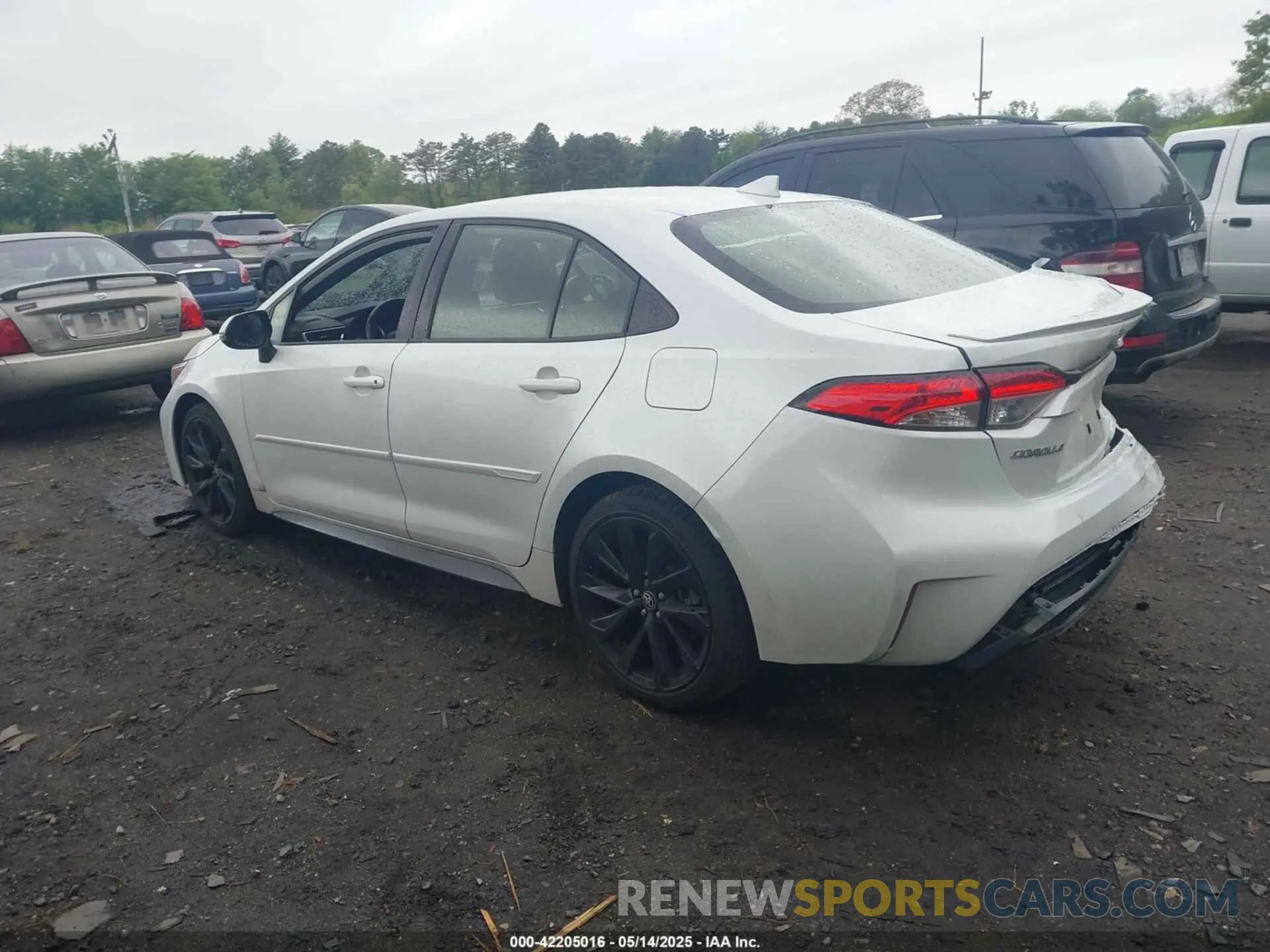3 fotografías del automóvil dañado JTDS4MCE9N3504239 TOYOTA COROLLA 2022