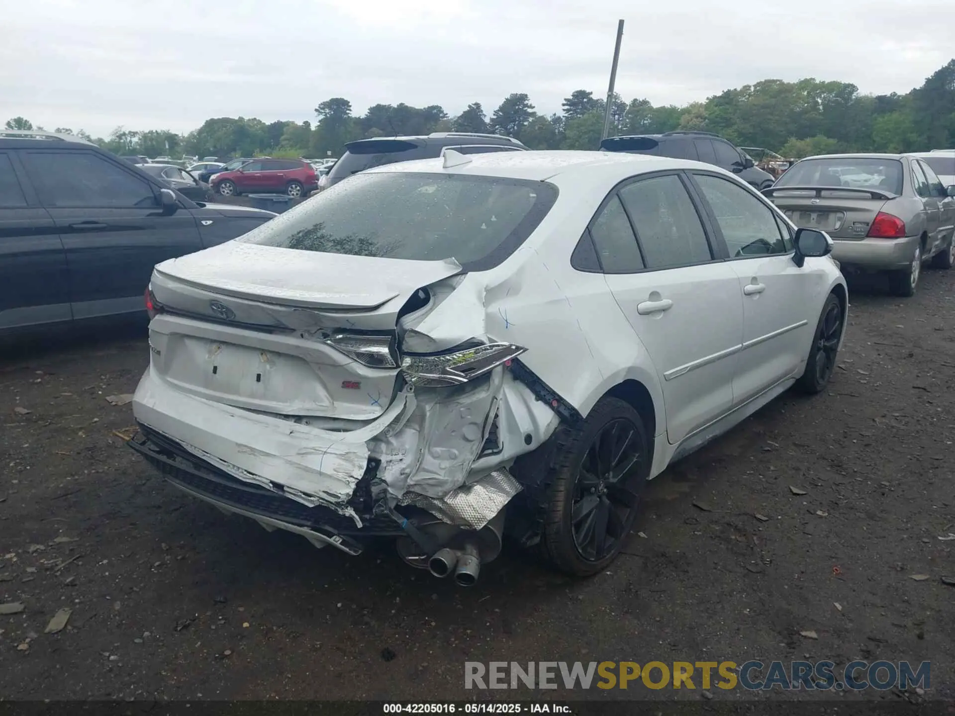 4 fotografías del automóvil dañado JTDS4MCE9N3504239 TOYOTA COROLLA 2022