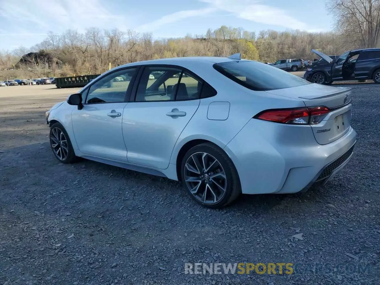 2 fotografías del automóvil dañado JTDS4MCE9N3504631 TOYOTA COROLLA 2022