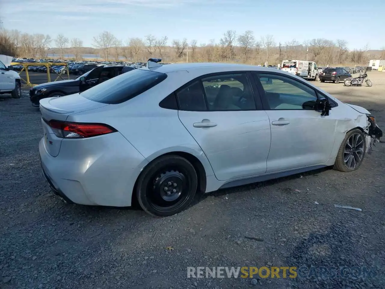 3 fotografías del automóvil dañado JTDS4MCE9N3504631 TOYOTA COROLLA 2022