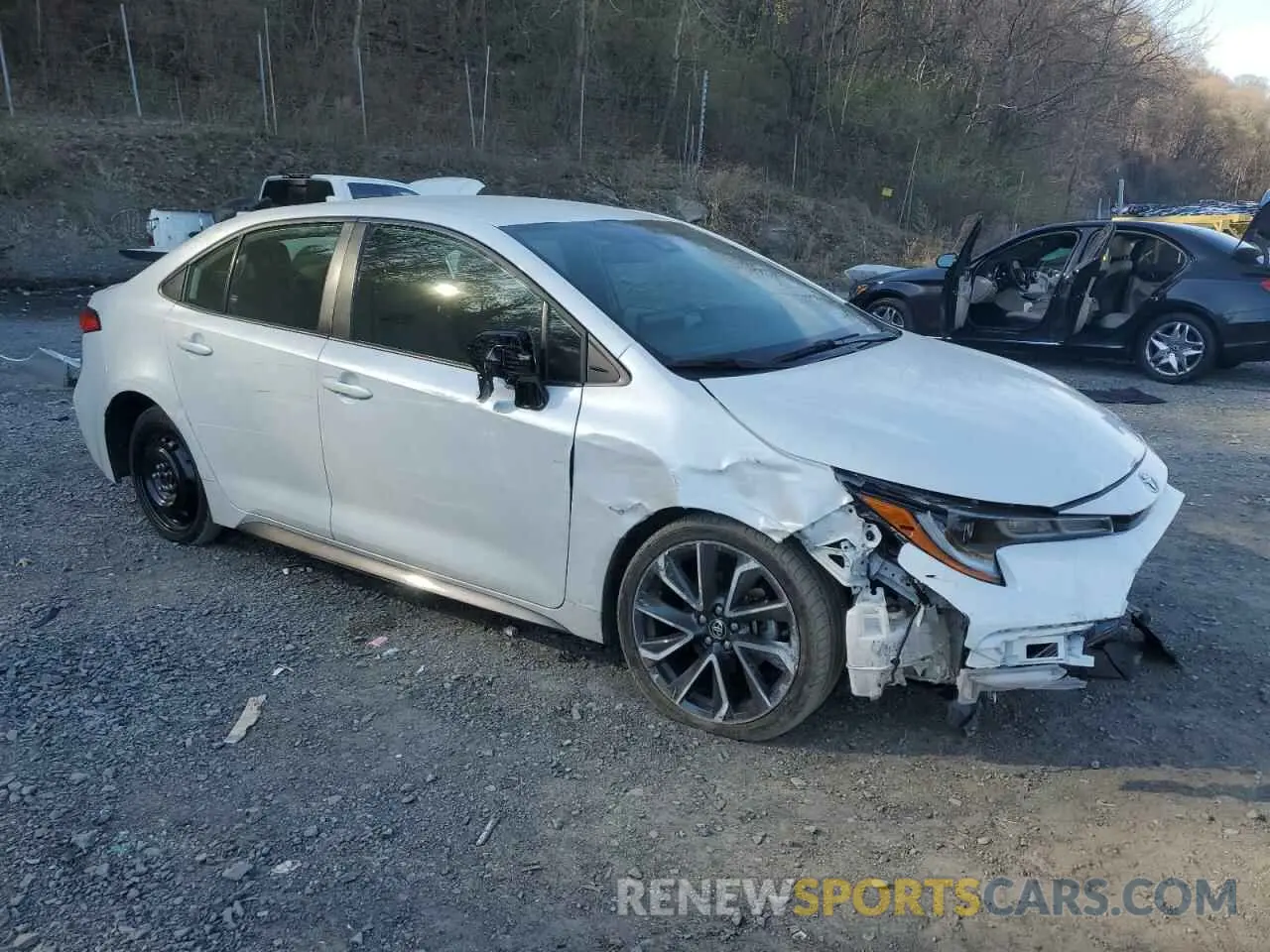 4 fotografías del automóvil dañado JTDS4MCE9N3504631 TOYOTA COROLLA 2022