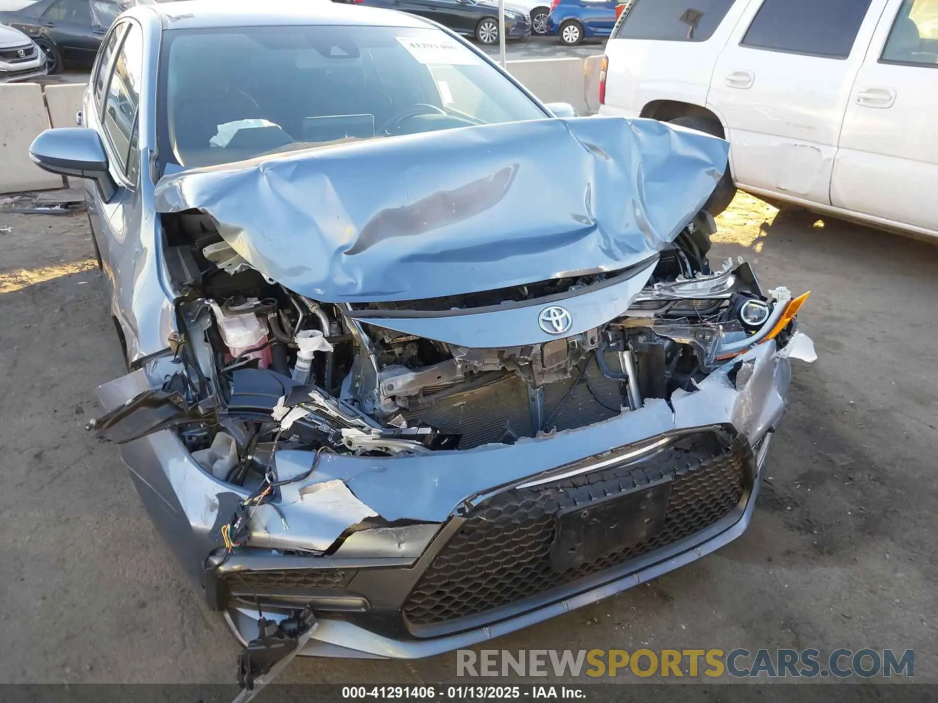 6 fotografías del automóvil dañado JTDS4MCE9NJ082078 TOYOTA COROLLA 2022