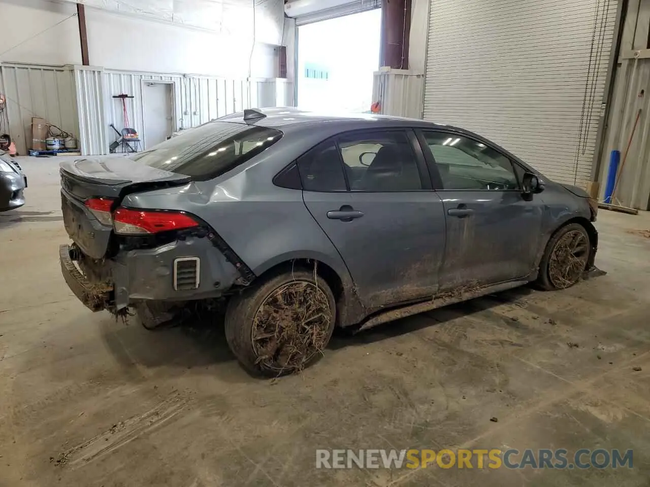 3 fotografías del automóvil dañado JTDS4MCE9NJ096465 TOYOTA COROLLA 2022