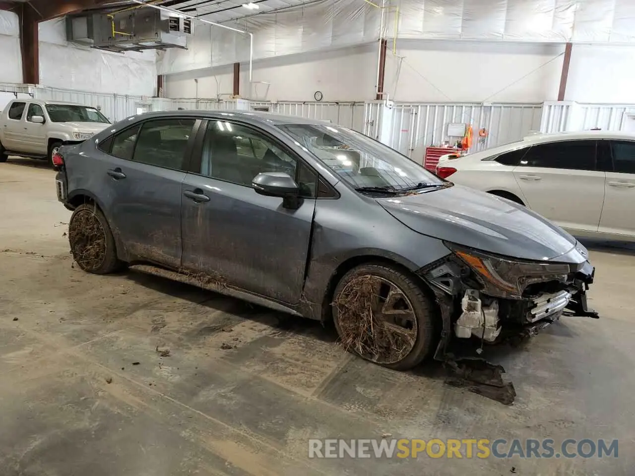 4 fotografías del automóvil dañado JTDS4MCE9NJ096465 TOYOTA COROLLA 2022