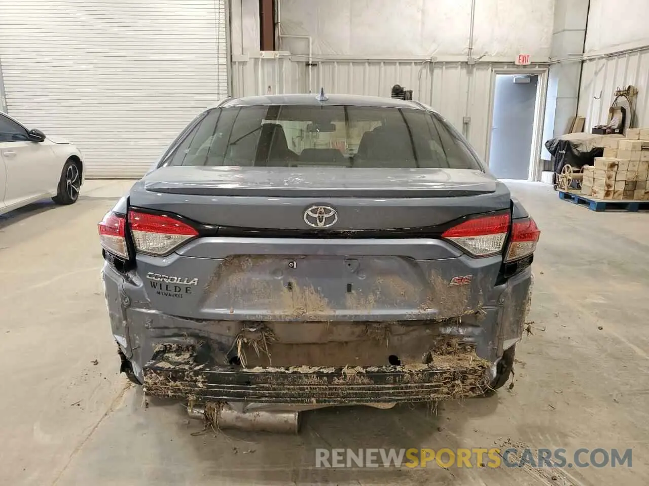 6 fotografías del automóvil dañado JTDS4MCE9NJ096465 TOYOTA COROLLA 2022