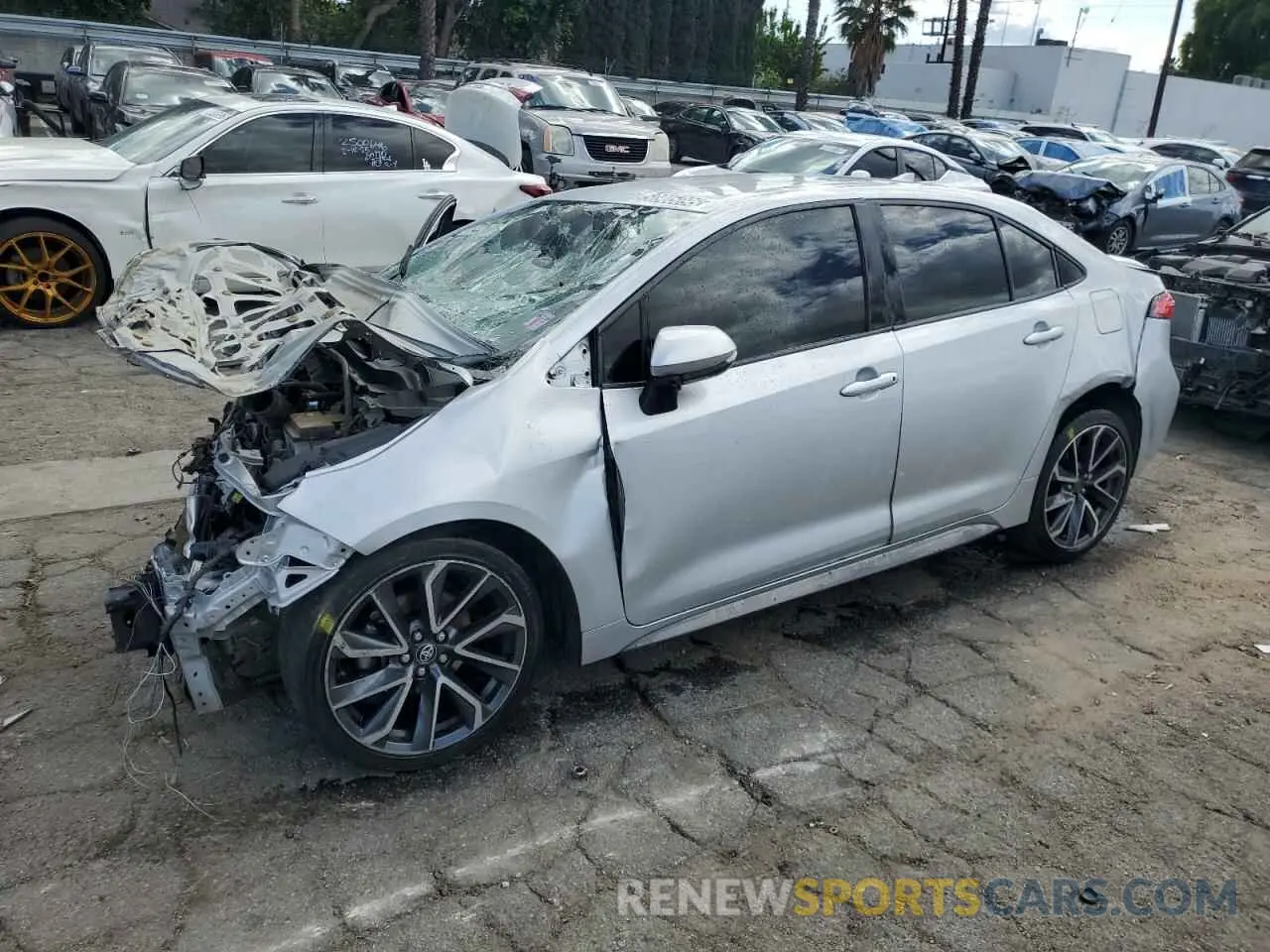 1 fotografías del automóvil dañado JTDS4MCEXN3501236 TOYOTA COROLLA 2022