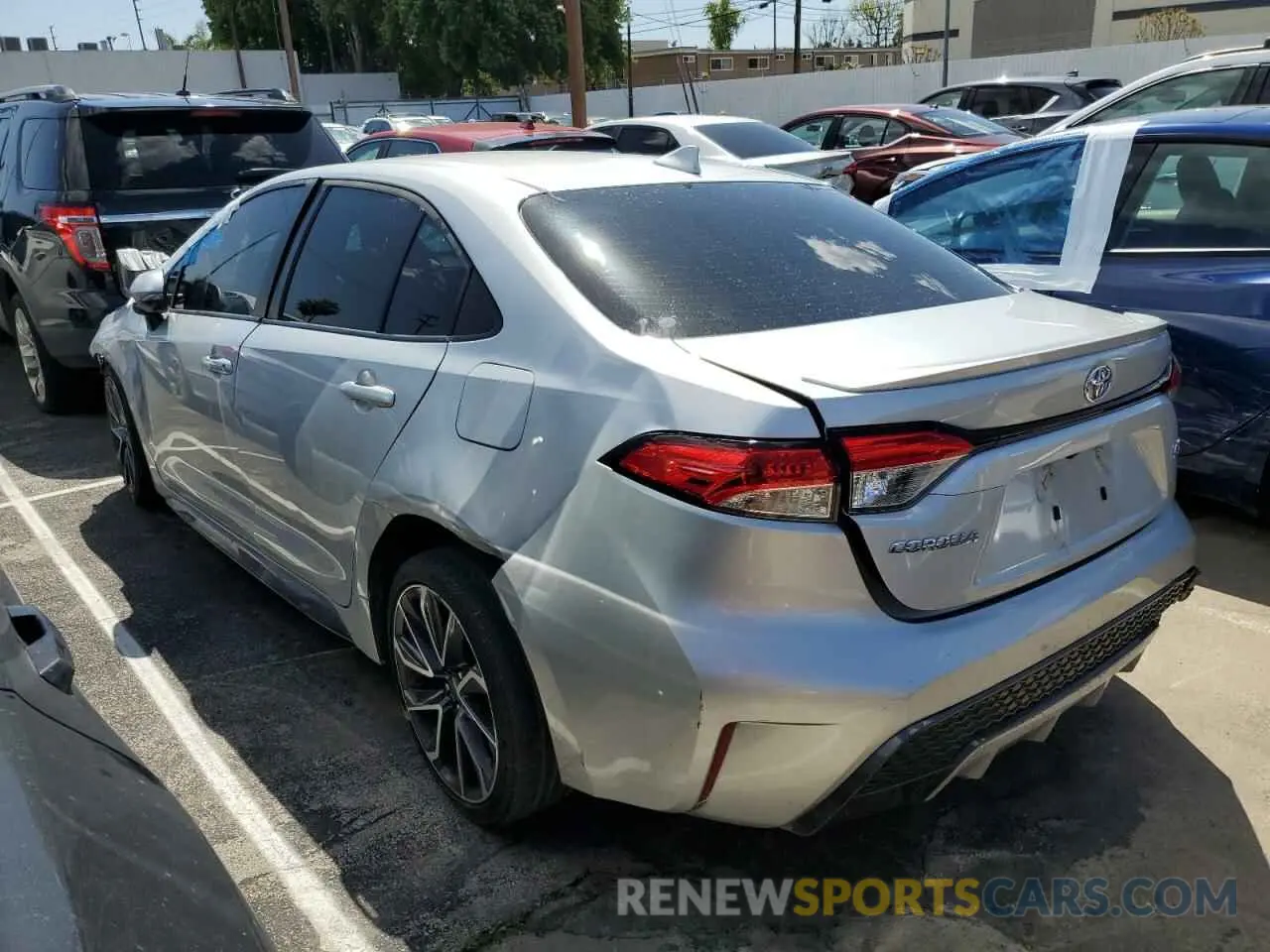 2 fotografías del automóvil dañado JTDS4MCEXN3501236 TOYOTA COROLLA 2022