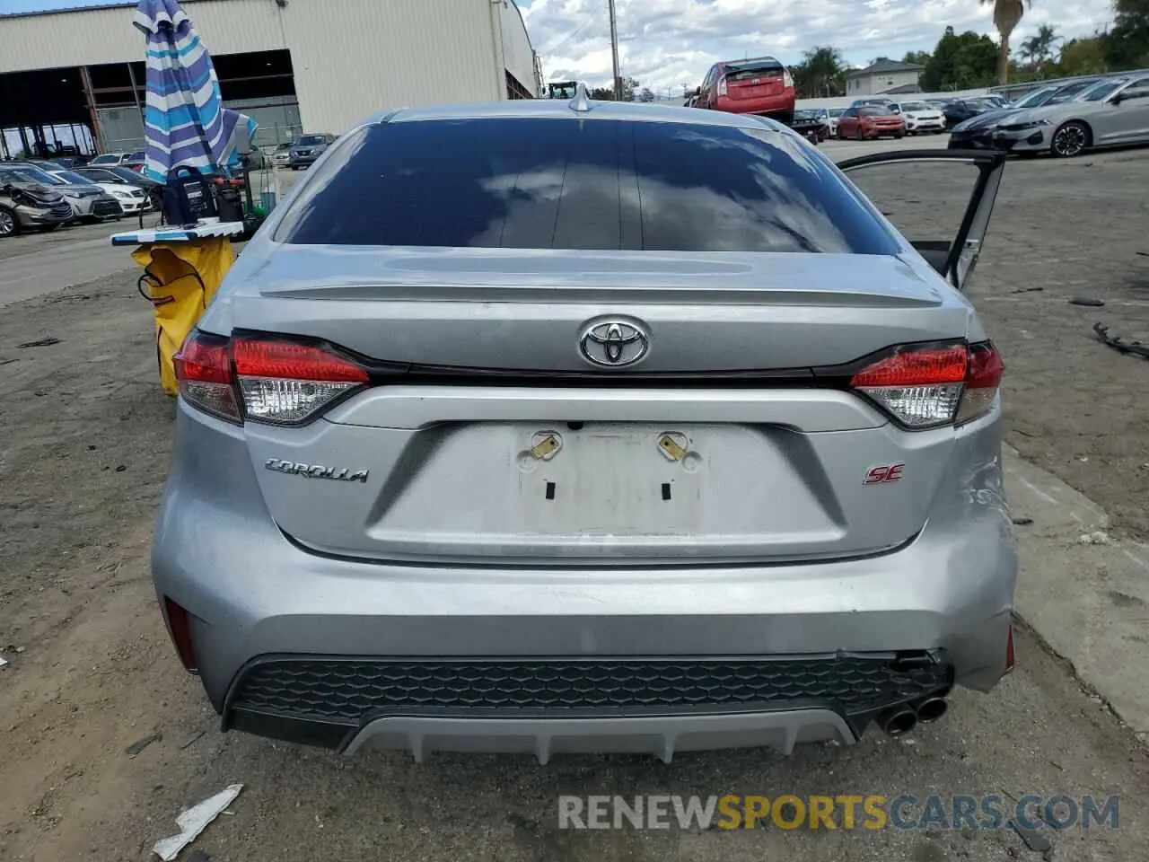 6 fotografías del automóvil dañado JTDS4MCEXN3501236 TOYOTA COROLLA 2022