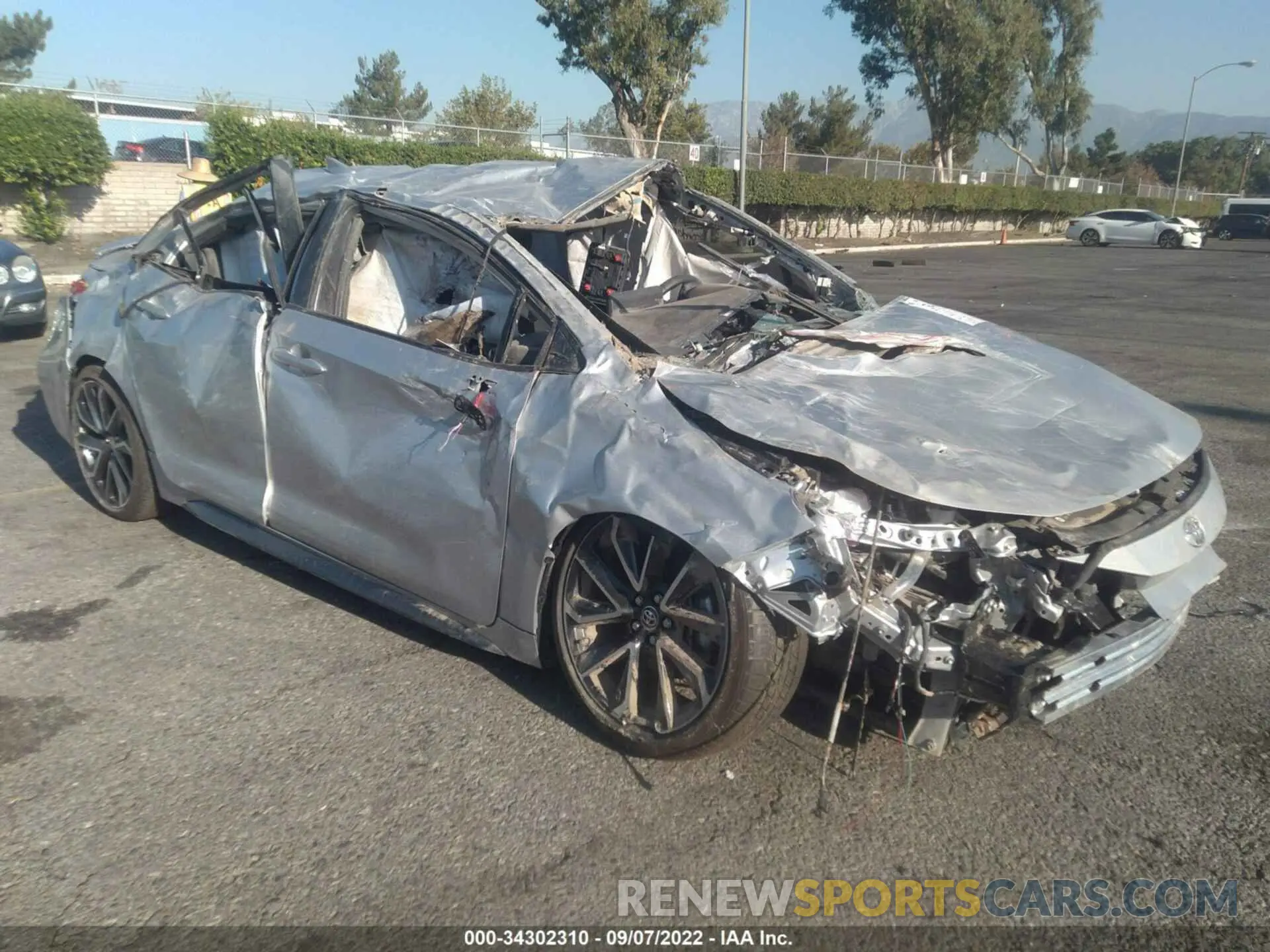1 fotografías del automóvil dañado JTDS4MCEXN3509689 TOYOTA COROLLA 2022