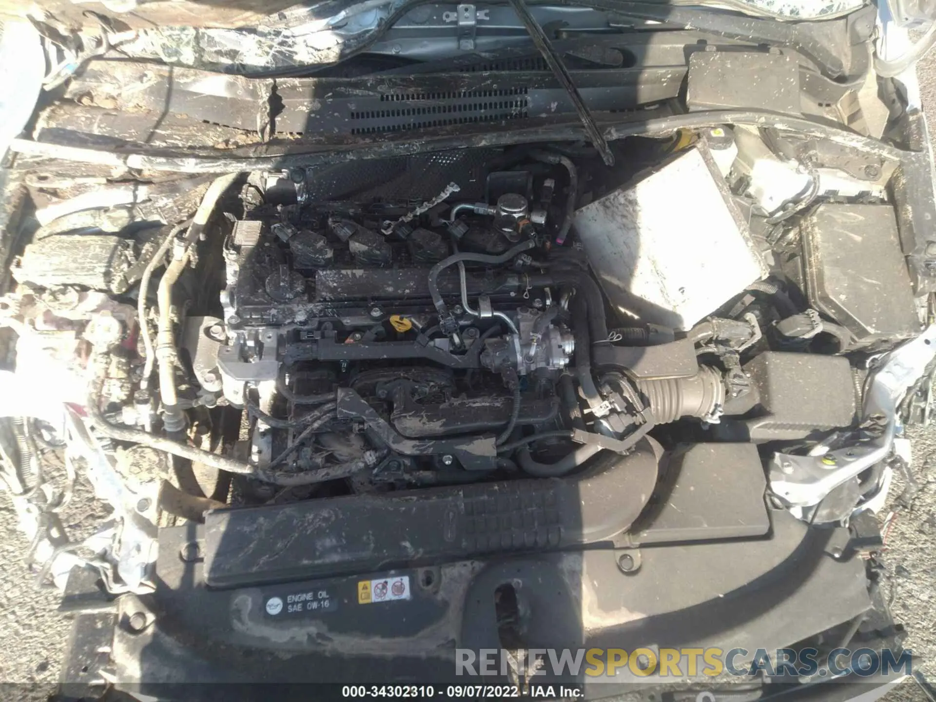 10 fotografías del automóvil dañado JTDS4MCEXN3509689 TOYOTA COROLLA 2022