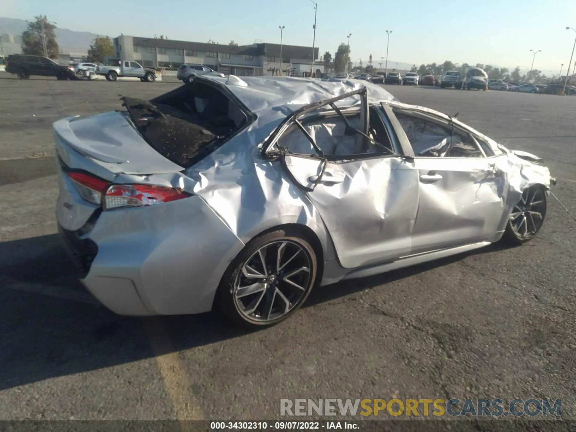 4 fotografías del automóvil dañado JTDS4MCEXN3509689 TOYOTA COROLLA 2022