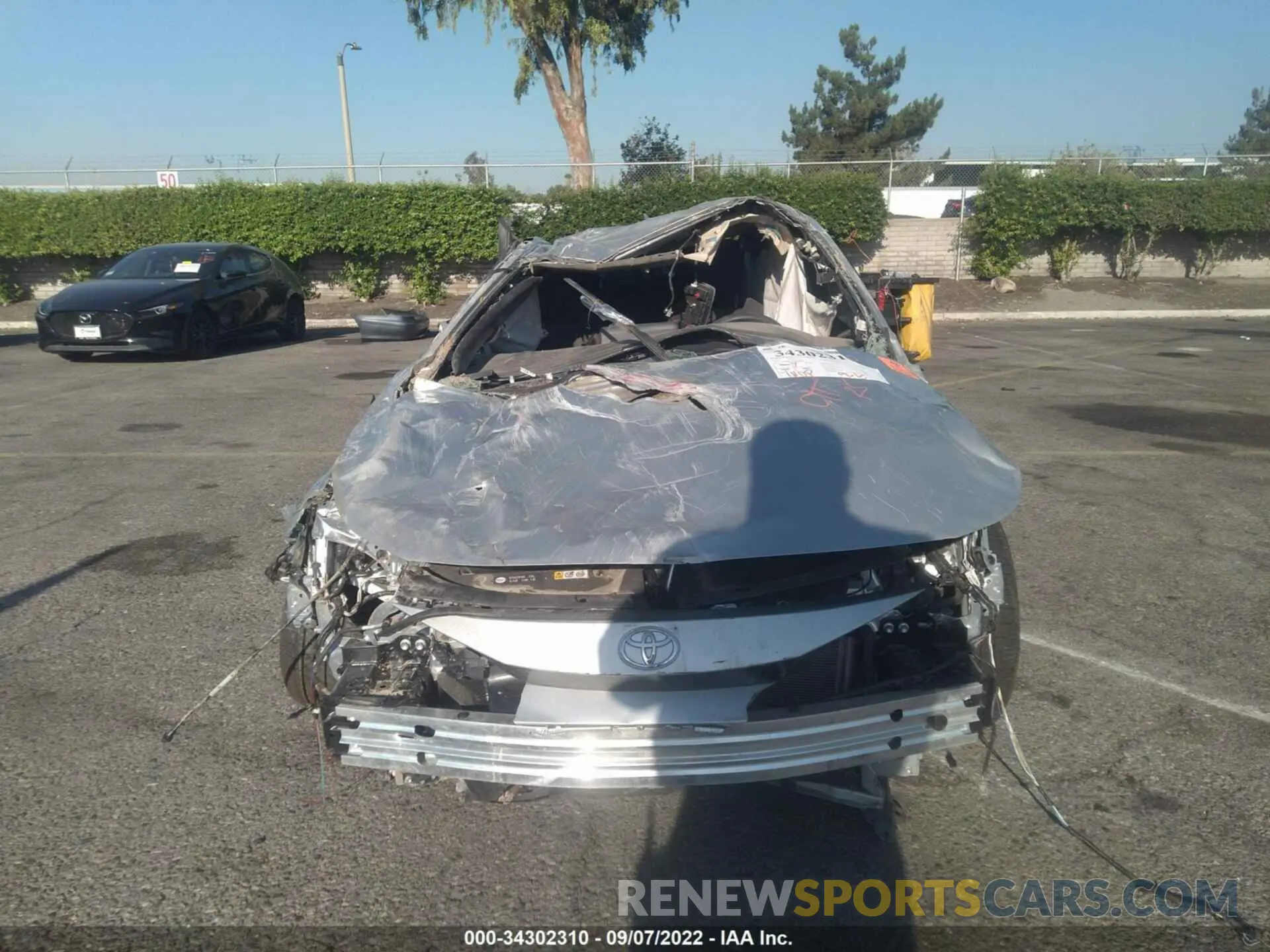 6 fotografías del automóvil dañado JTDS4MCEXN3509689 TOYOTA COROLLA 2022