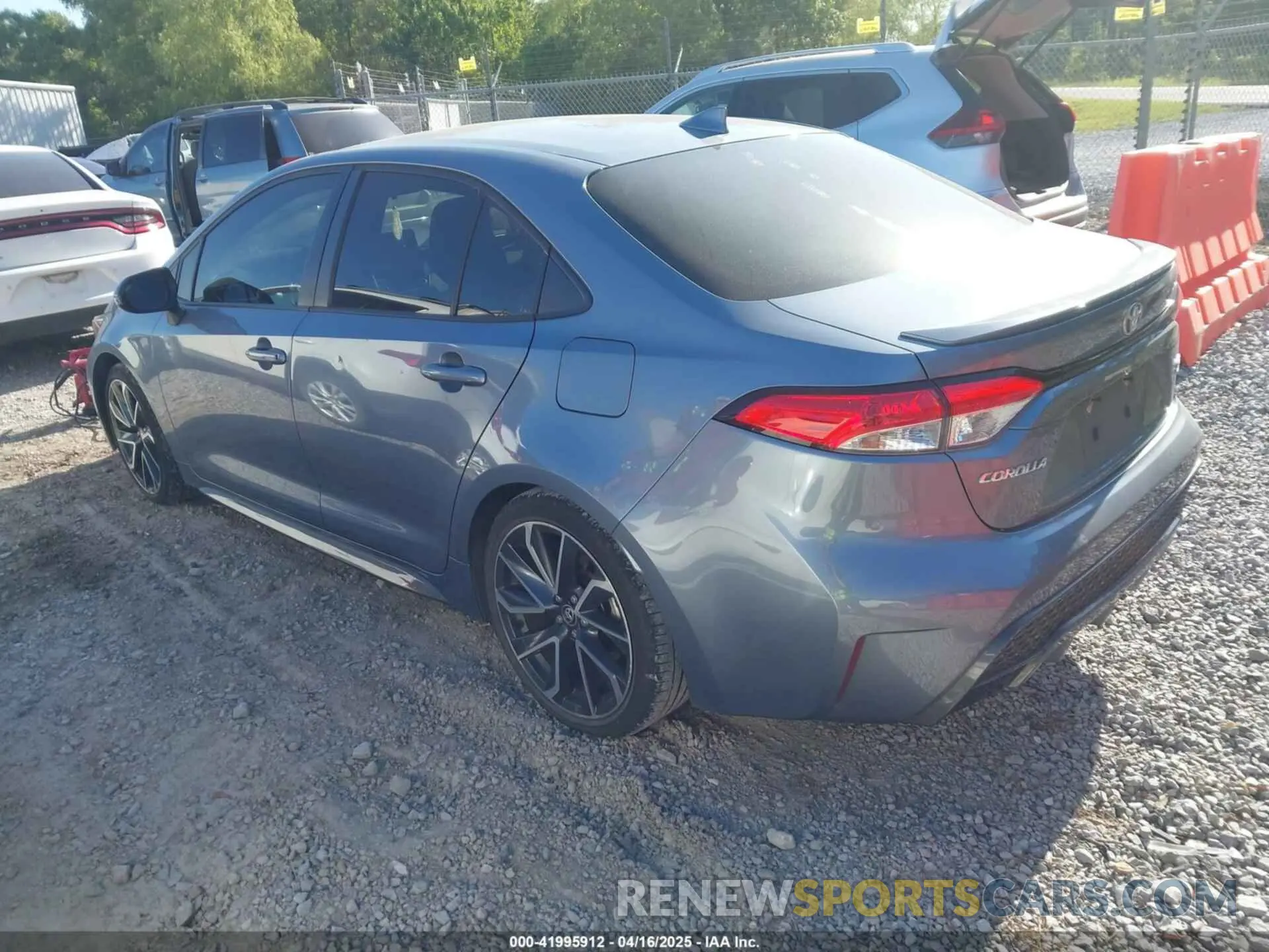 3 fotografías del automóvil dañado JTDS4MCEXN3510969 TOYOTA COROLLA 2022