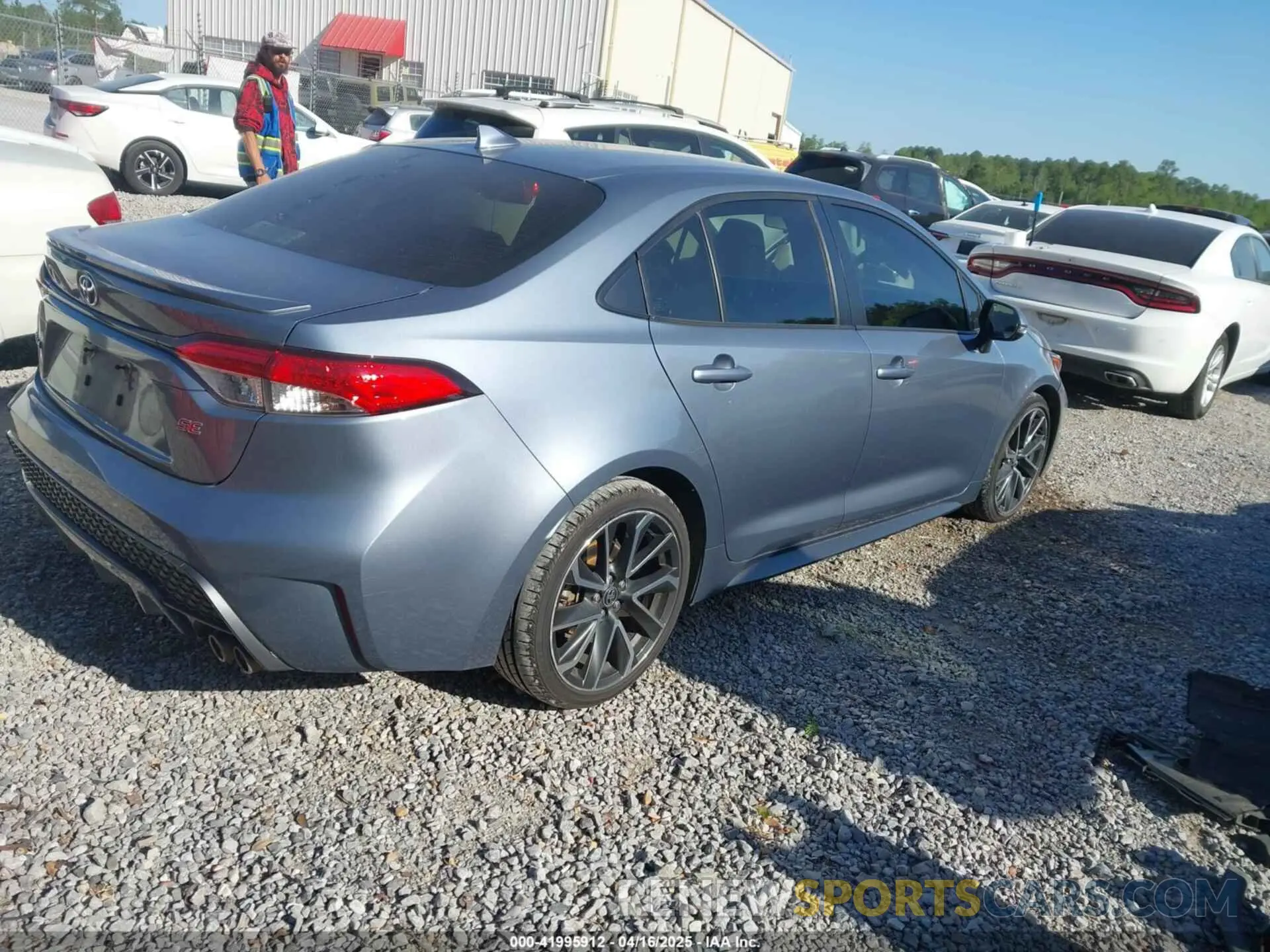 4 fotografías del automóvil dañado JTDS4MCEXN3510969 TOYOTA COROLLA 2022