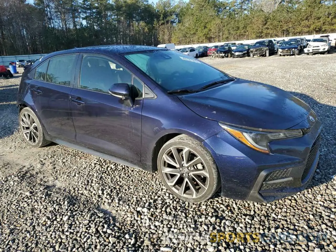 4 fotografías del automóvil dañado JTDS4MCEXNJ081067 TOYOTA COROLLA 2022