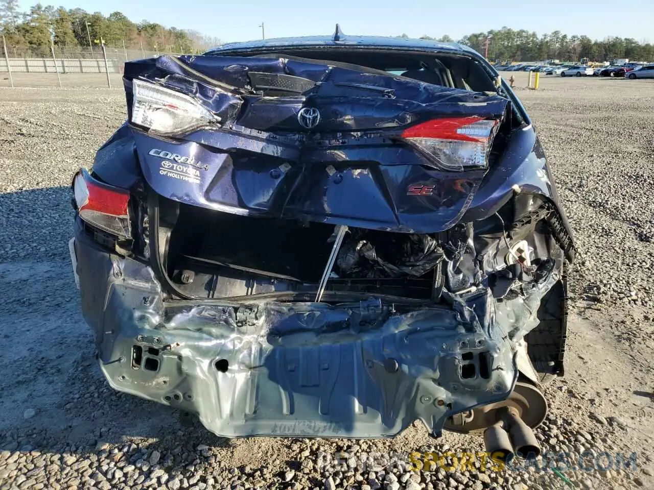 6 fotografías del automóvil dañado JTDS4MCEXNJ081067 TOYOTA COROLLA 2022