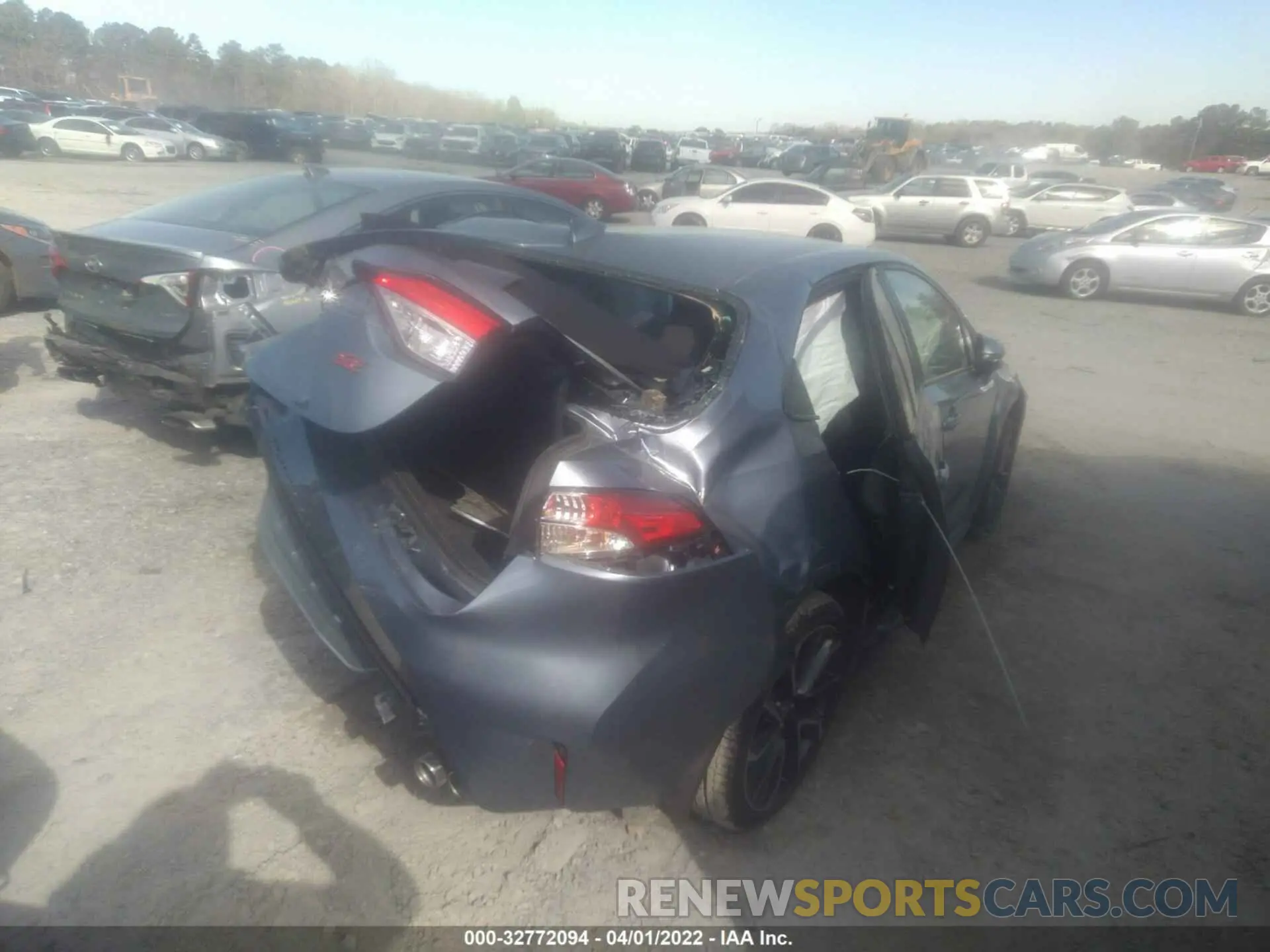 4 fotografías del automóvil dañado JTDS4MCEXNJ090075 TOYOTA COROLLA 2022