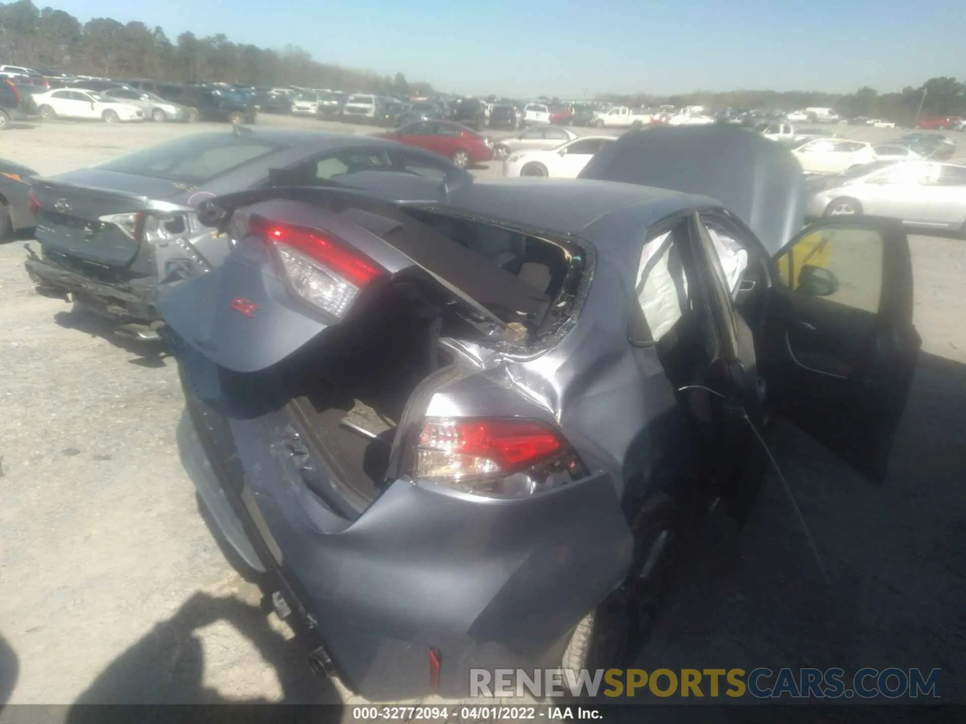 6 fotografías del automóvil dañado JTDS4MCEXNJ090075 TOYOTA COROLLA 2022