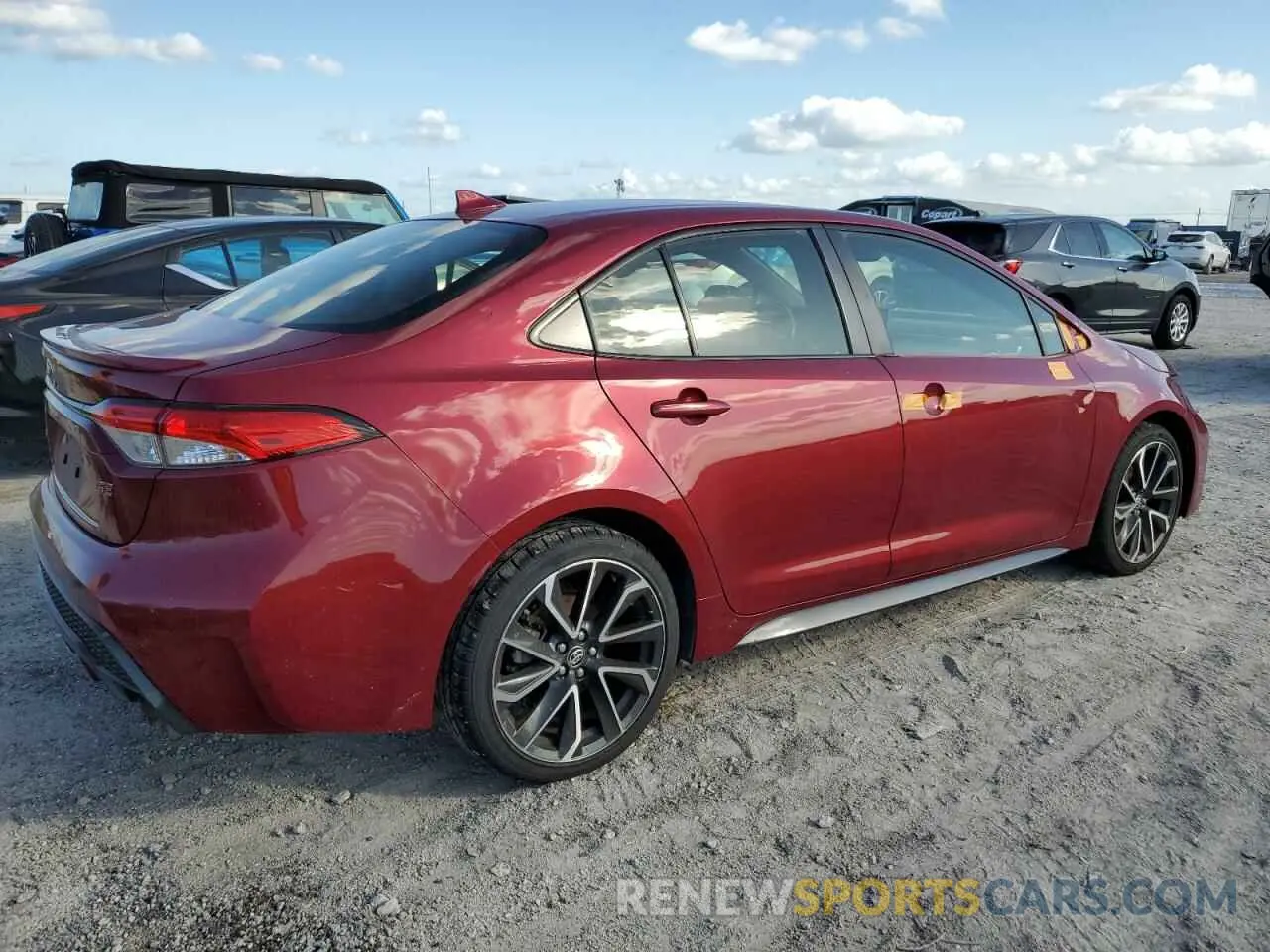 3 fotografías del automóvil dañado JTDS4MCEXNJ094756 TOYOTA COROLLA 2022