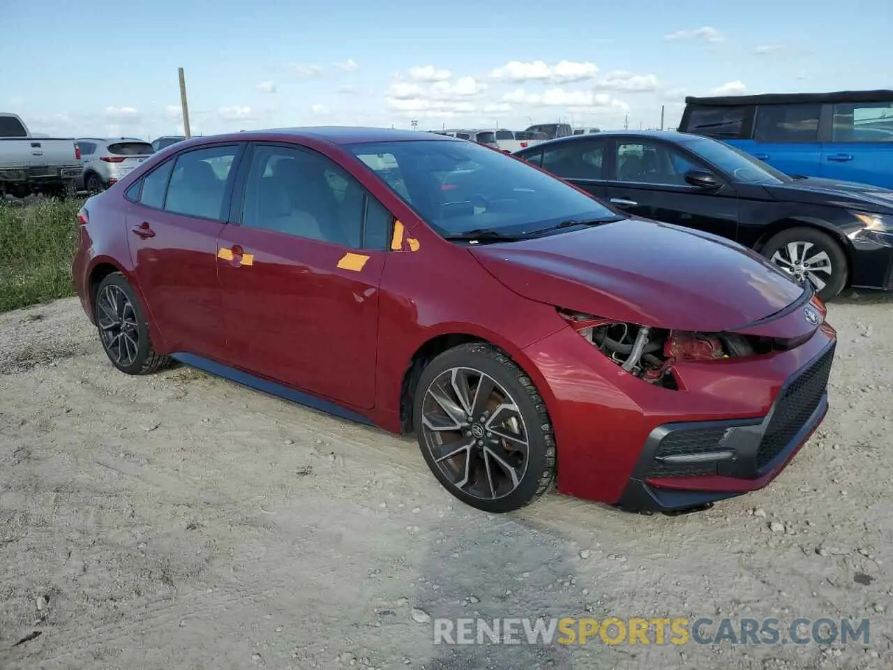 4 fotografías del automóvil dañado JTDS4MCEXNJ094756 TOYOTA COROLLA 2022