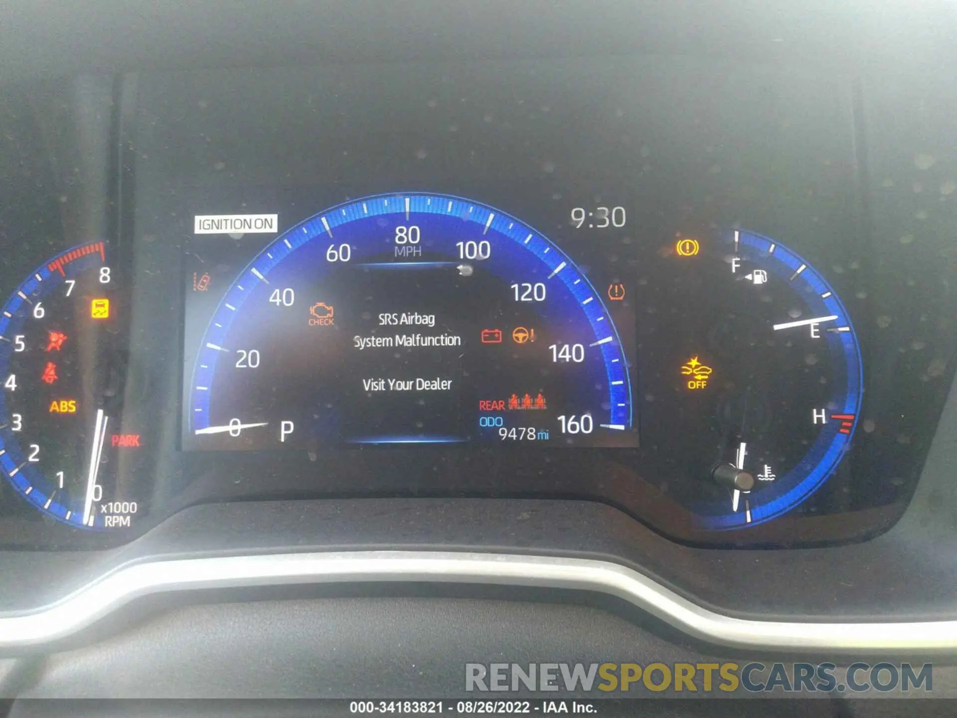 7 fotografías del automóvil dañado JTDT4MCE0NJ092843 TOYOTA COROLLA 2022