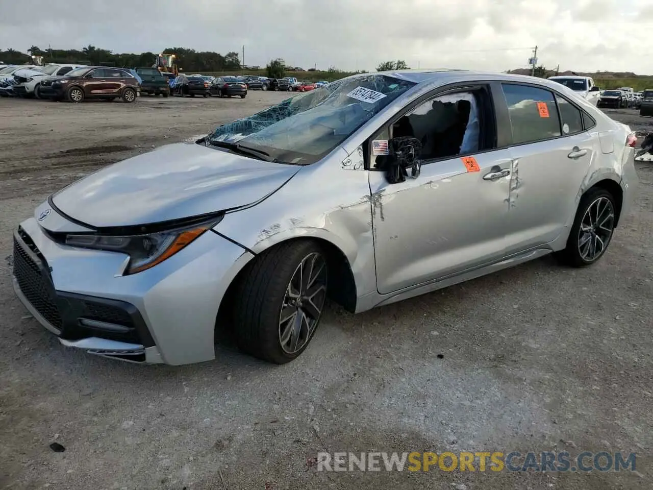 1 fotografías del automóvil dañado JTDT4MCE4NJ092960 TOYOTA COROLLA 2022