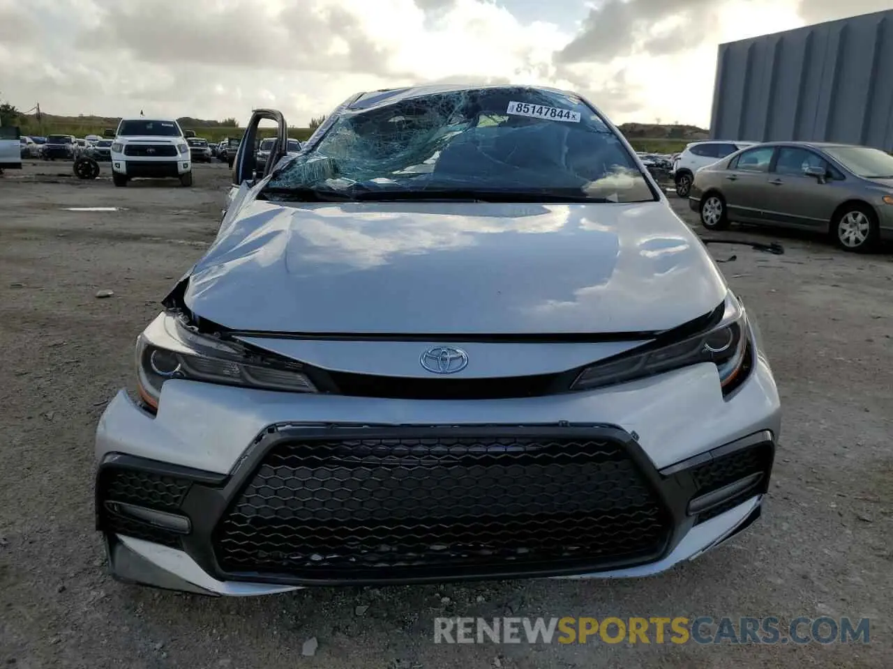 5 fotografías del automóvil dañado JTDT4MCE4NJ092960 TOYOTA COROLLA 2022