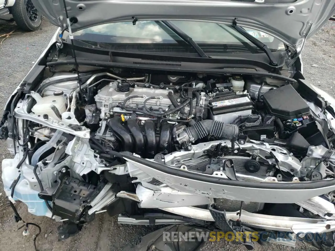 12 fotografías del automóvil dañado JTDVPMAE5N3017577 TOYOTA COROLLA 2022