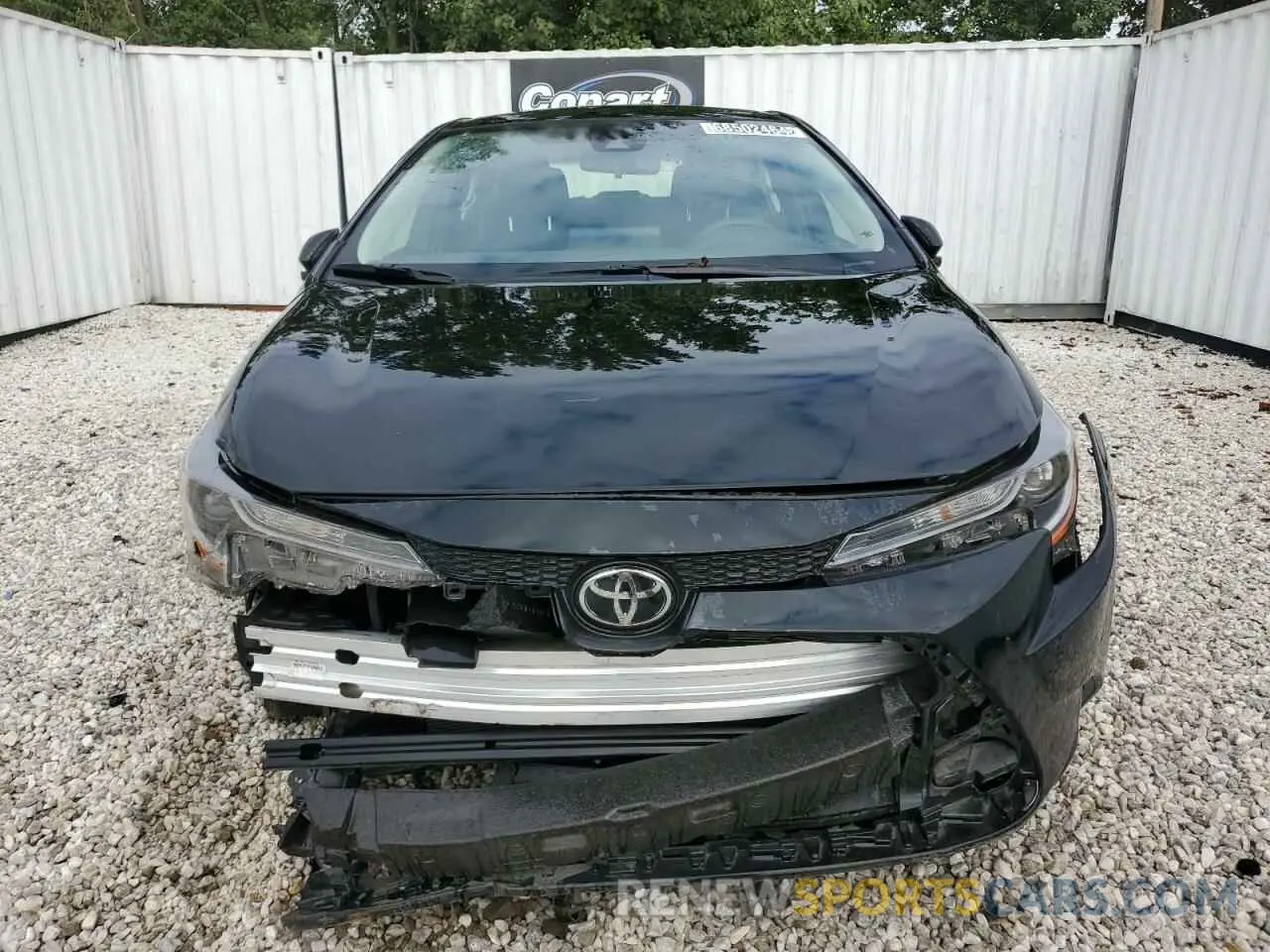 5 fotografías del automóvil dañado JTDVPMAE5NJ211117 TOYOTA COROLLA 2022