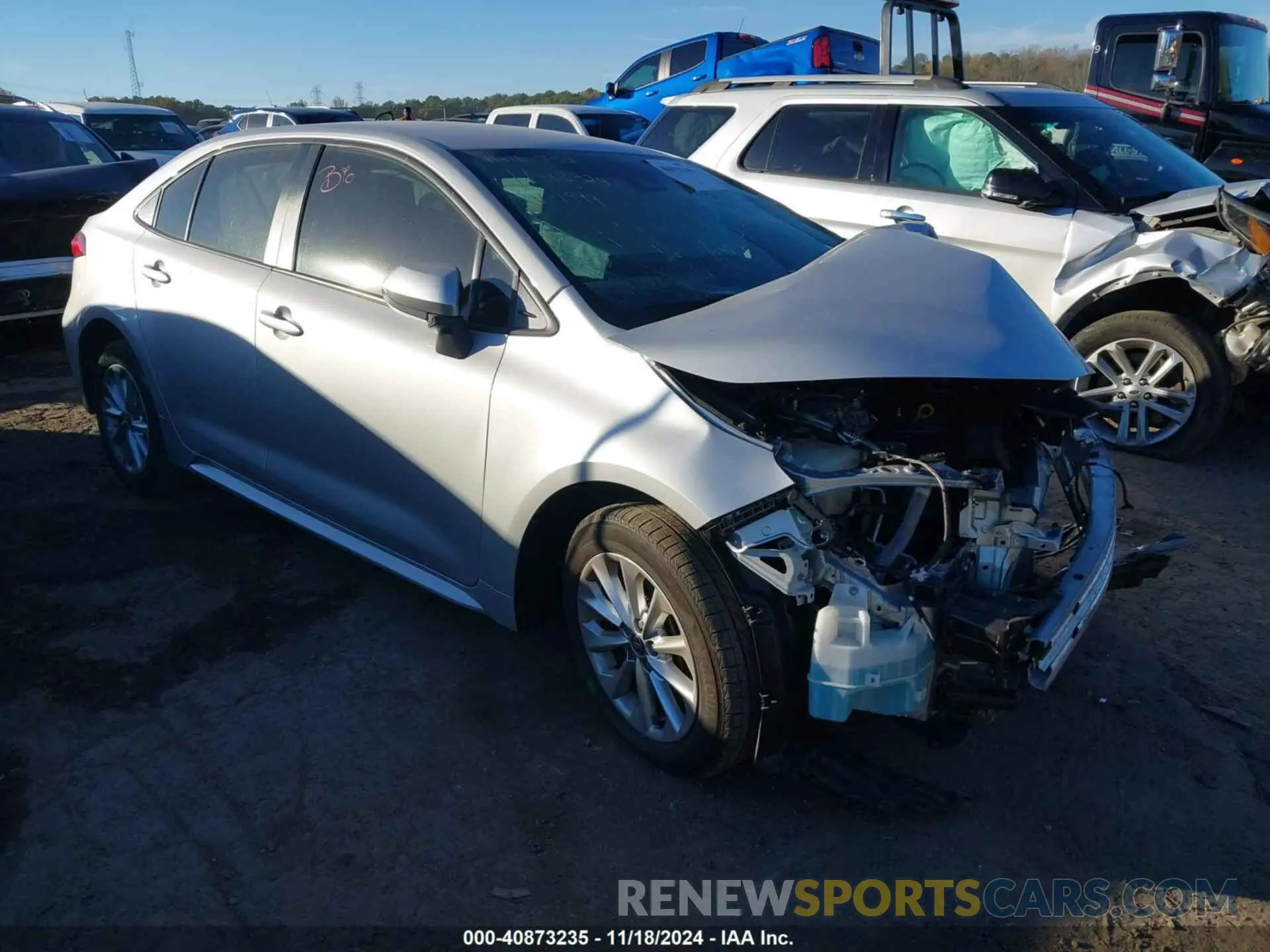 1 fotografías del automóvil dañado JTDVPMAE5NJ221999 TOYOTA COROLLA 2022