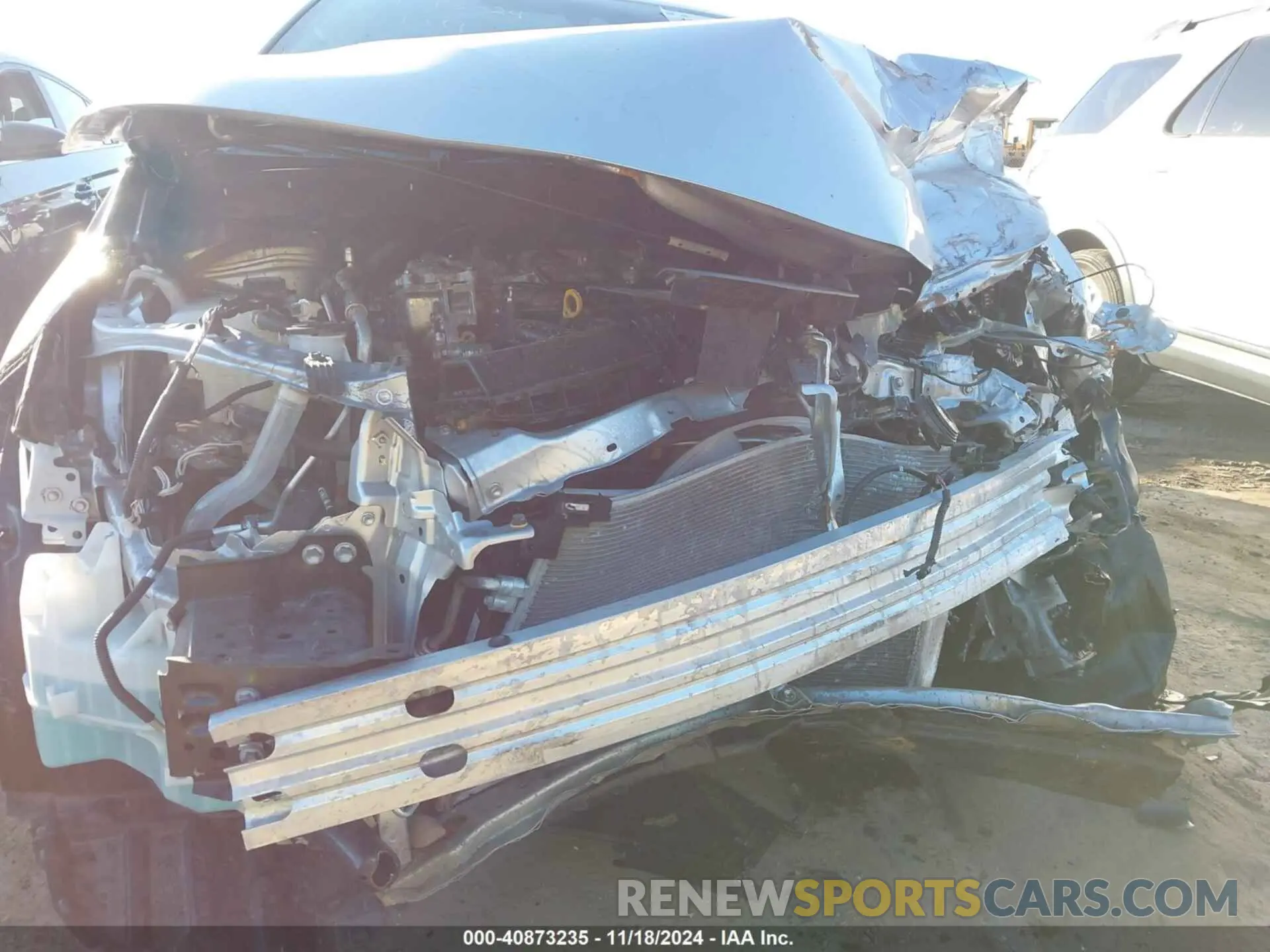 10 fotografías del automóvil dañado JTDVPMAE5NJ221999 TOYOTA COROLLA 2022