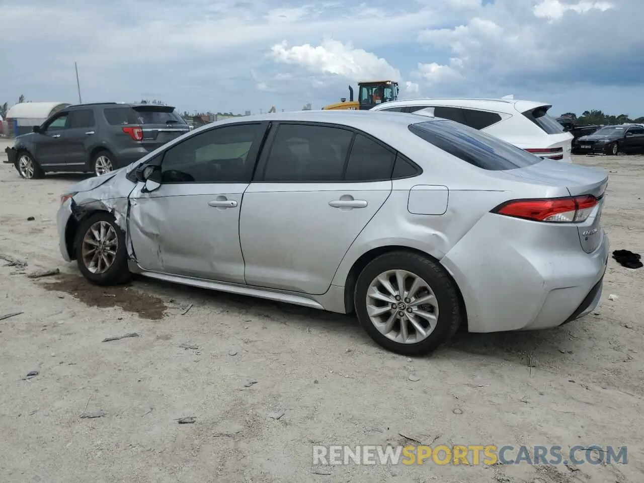 2 fotografías del automóvil dañado JTDVPMAE6N3014266 TOYOTA COROLLA 2022