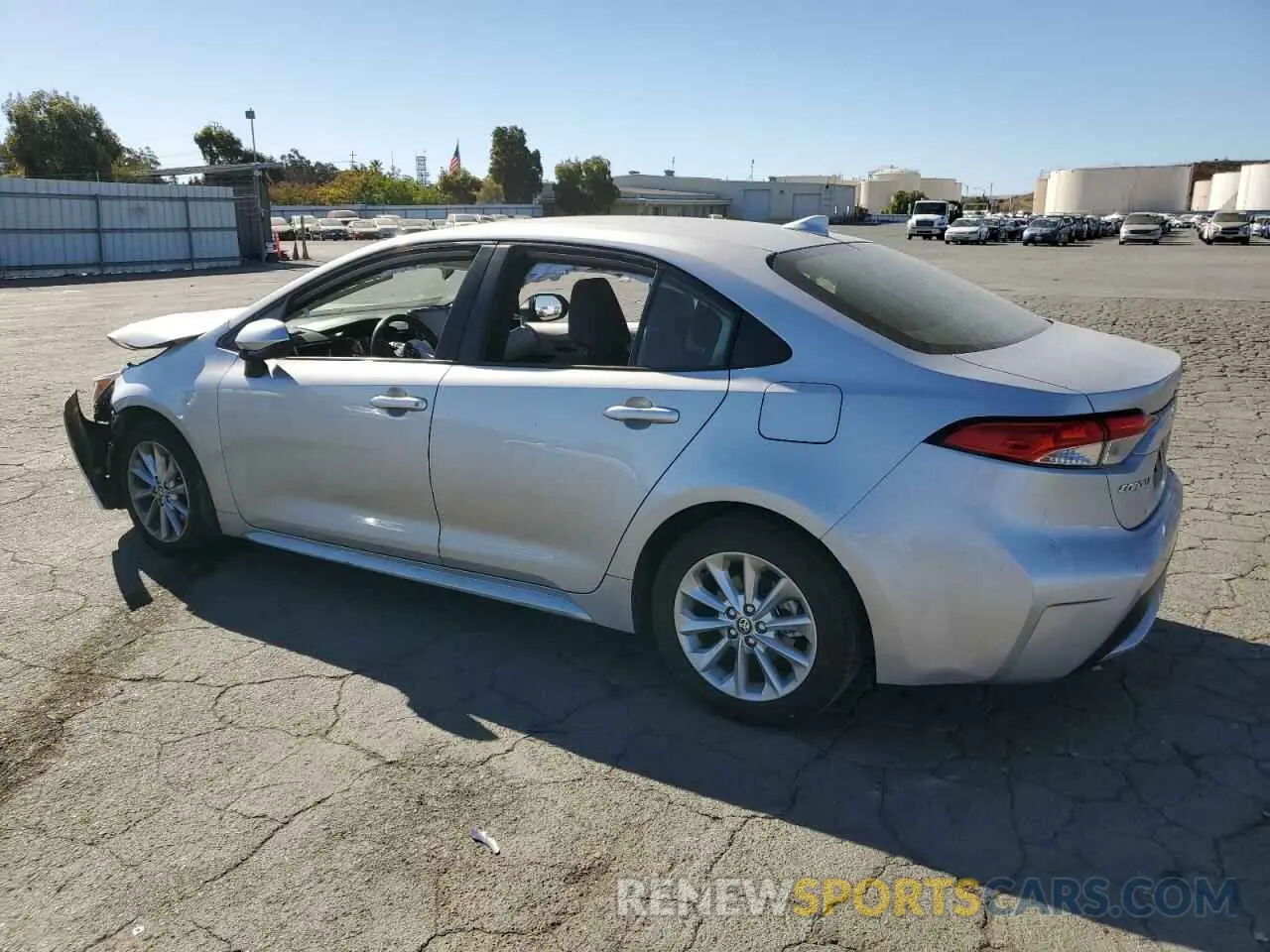 2 fotografías del automóvil dañado JTDVPMAE7NJ205335 TOYOTA COROLLA 2022