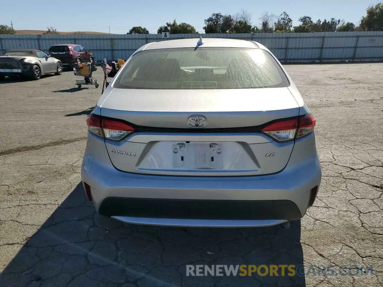 6 fotografías del automóvil dañado JTDVPMAE7NJ205335 TOYOTA COROLLA 2022