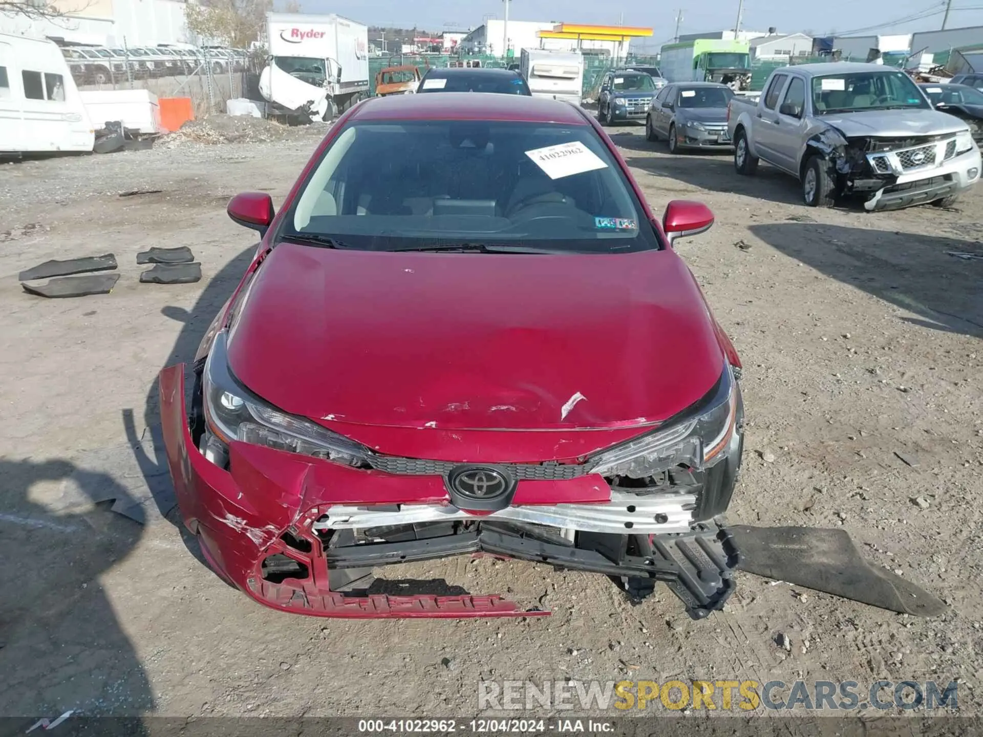 6 fotografías del automóvil dañado JTDVPMAE8NJ230762 TOYOTA COROLLA 2022