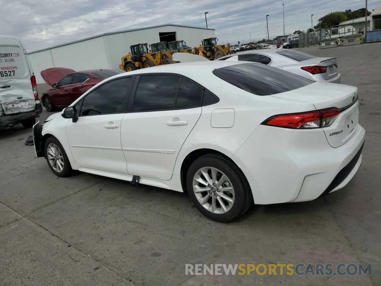 2 fotografías del automóvil dañado JTDVPMAEXN3032060 TOYOTA COROLLA 2022