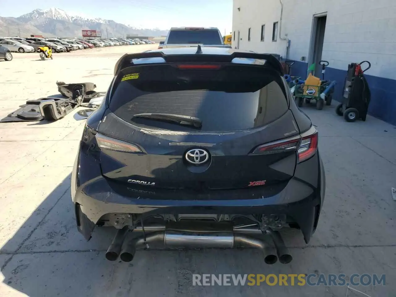 6 fotografías del automóvil dañado JTNA4MBE2N3158320 TOYOTA COROLLA 2022