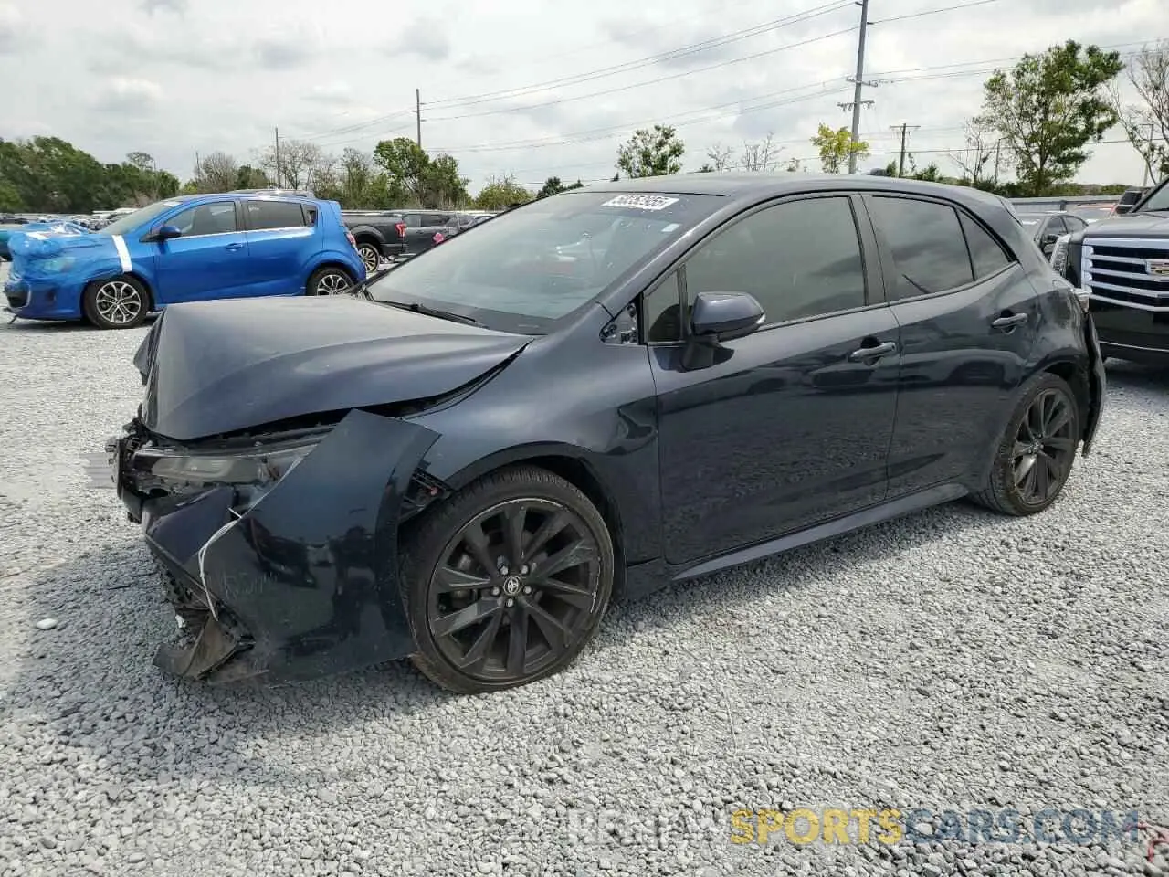 1 fotografías del automóvil dañado JTNA4MBE2N3185601 TOYOTA COROLLA 2022