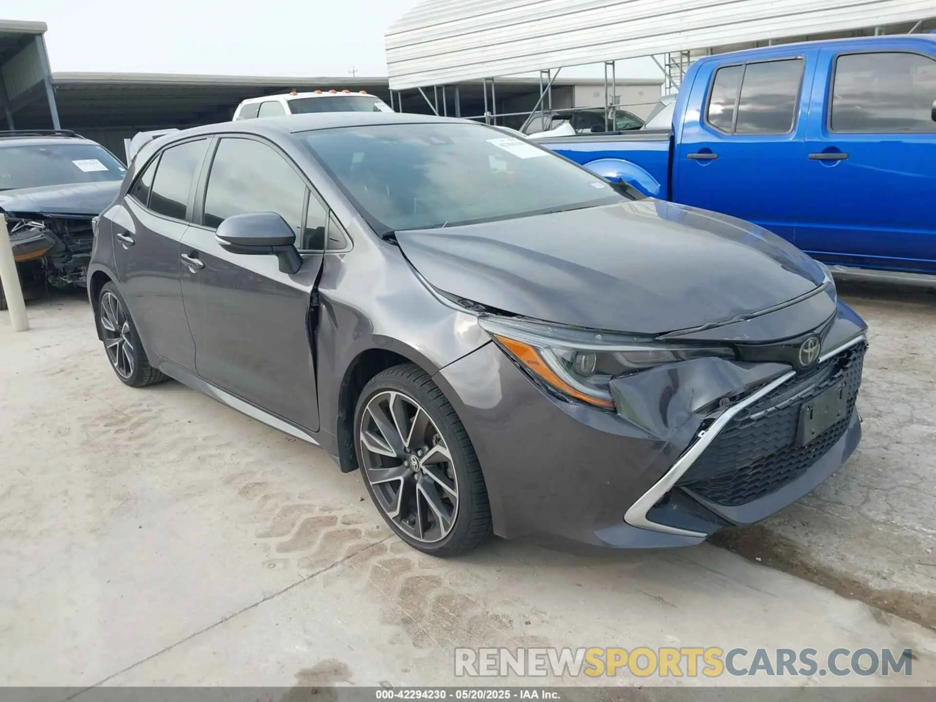1 fotografías del automóvil dañado JTNA4MBE4N3183347 TOYOTA COROLLA 2022