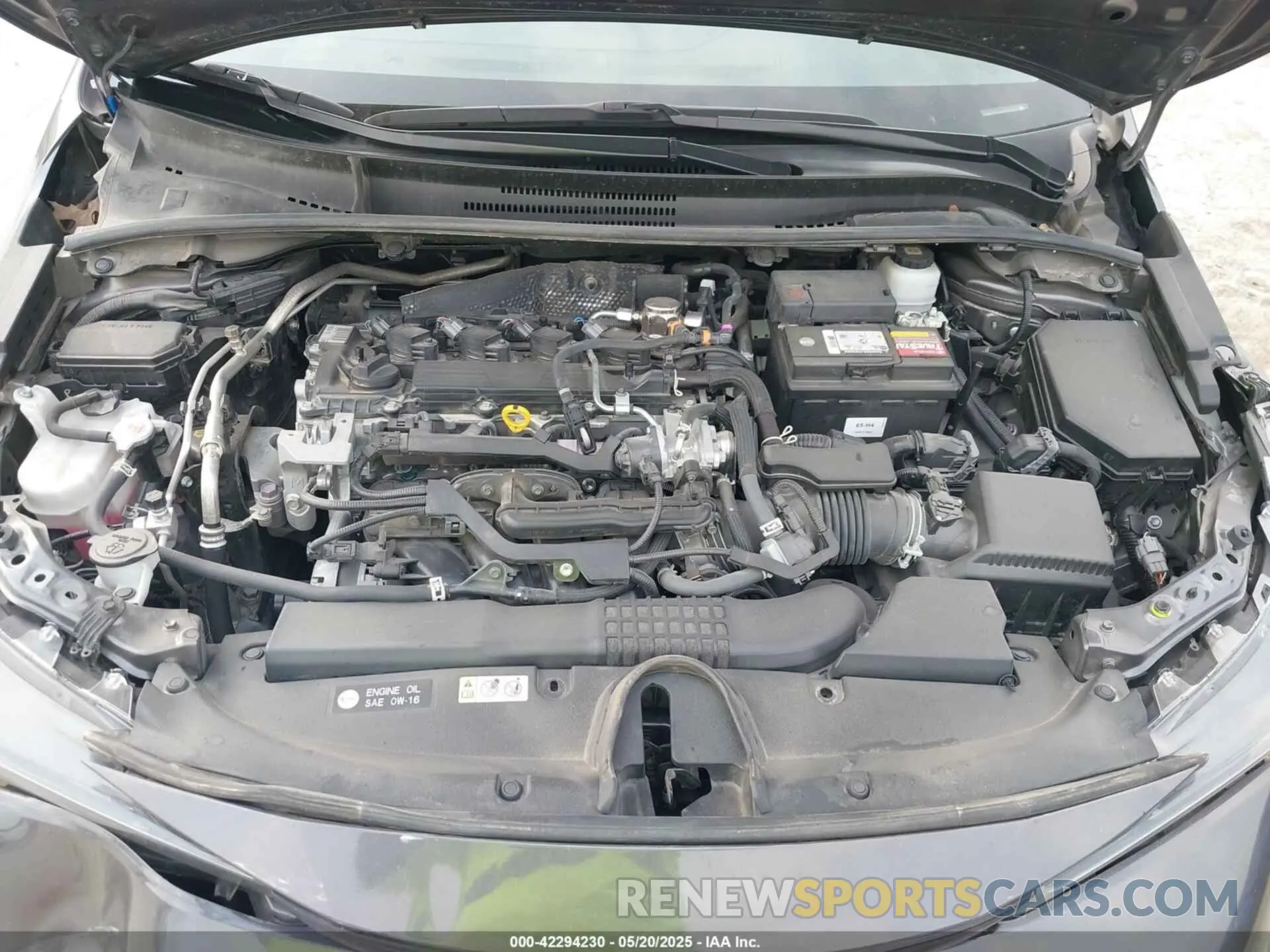 10 fotografías del automóvil dañado JTNA4MBE4N3183347 TOYOTA COROLLA 2022
