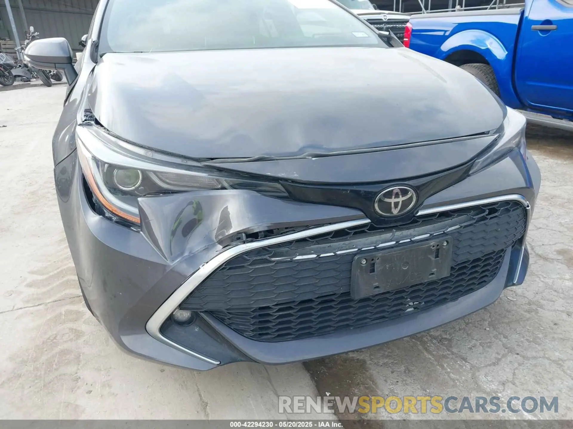 6 fotografías del automóvil dañado JTNA4MBE4N3183347 TOYOTA COROLLA 2022
