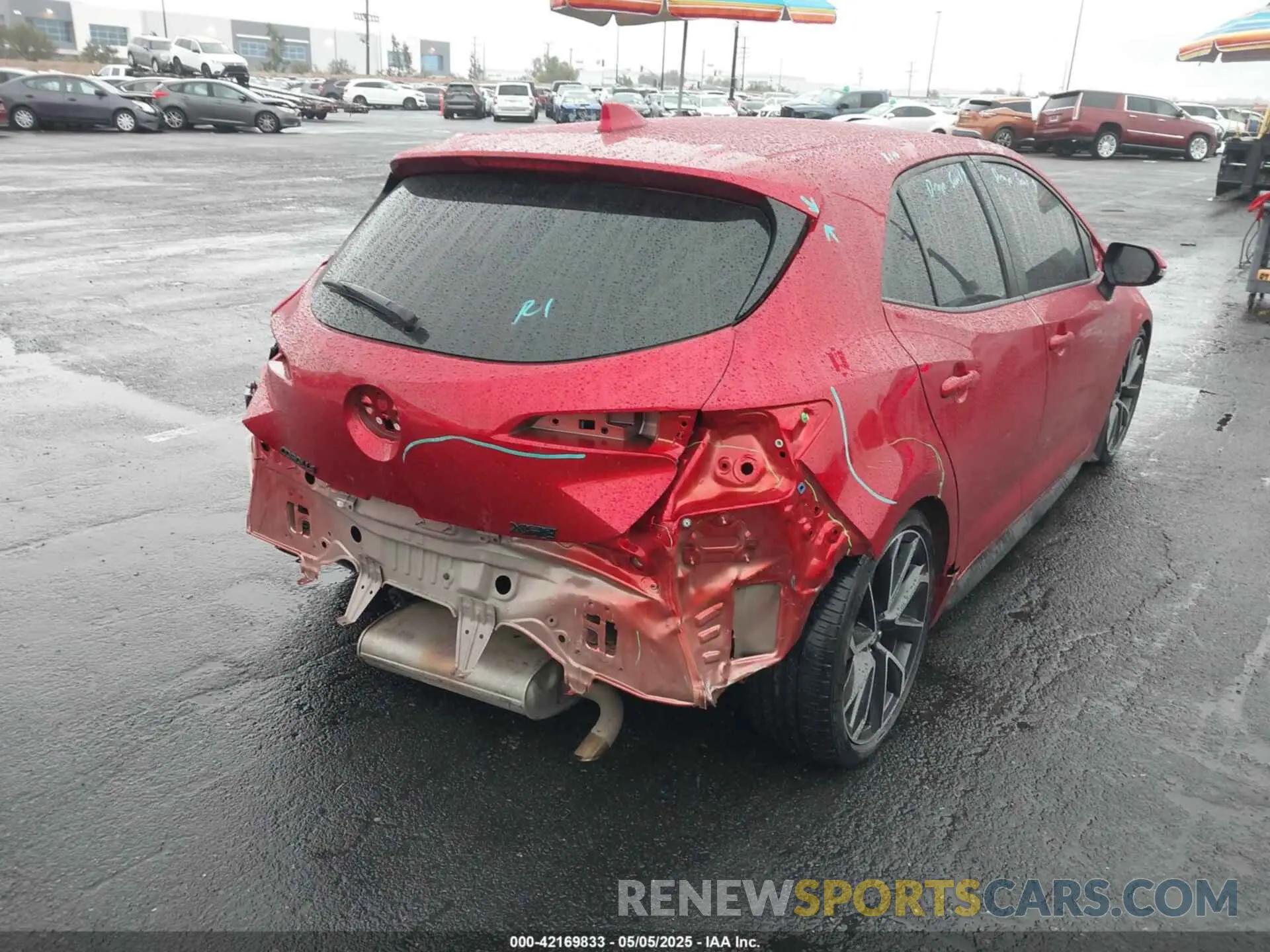 4 fotografías del automóvil dañado JTNA4MBE5N3176861 TOYOTA COROLLA 2022