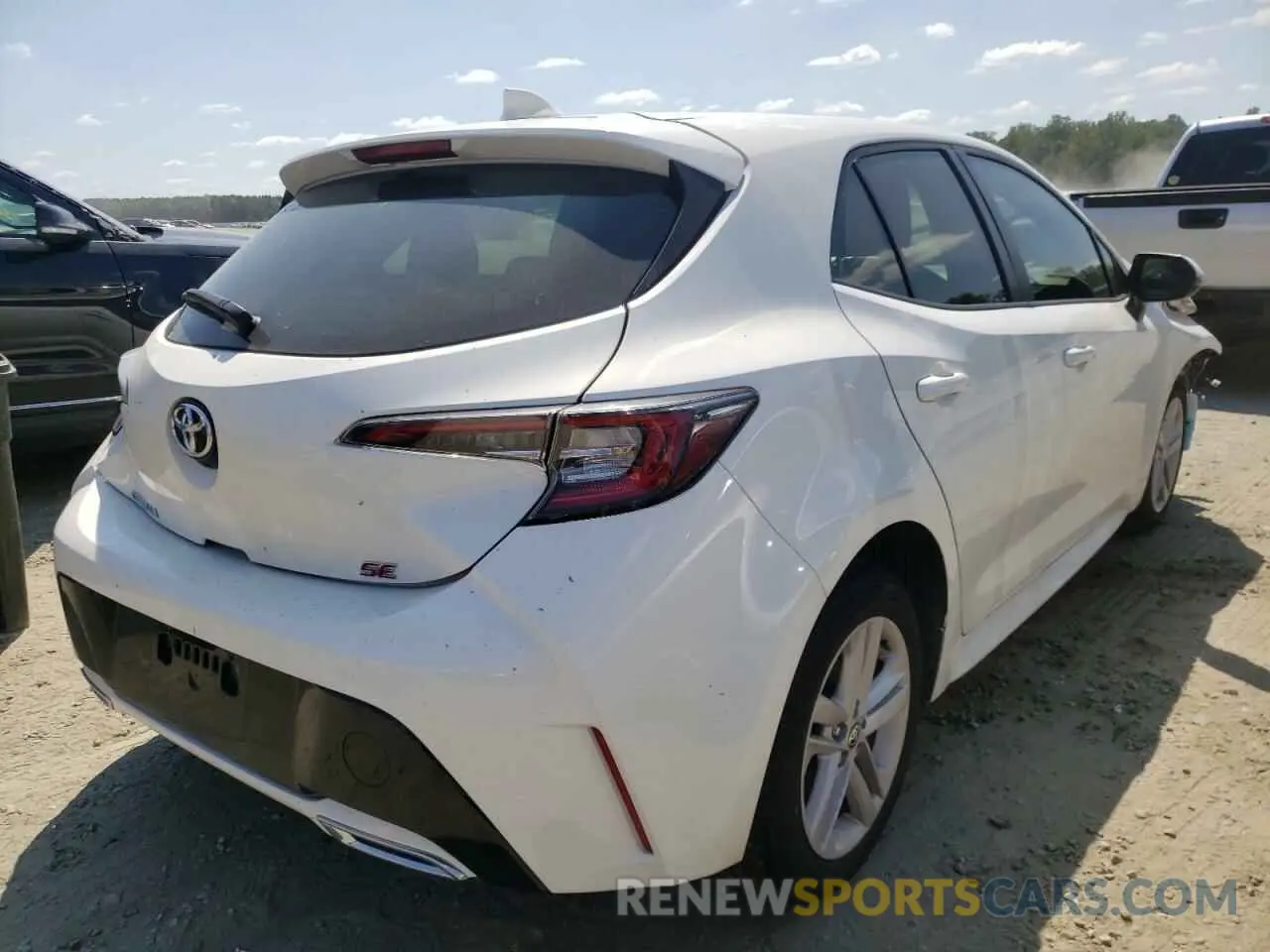 4 fotografías del automóvil dañado JTNB4MBE2N3159827 TOYOTA COROLLA 2022