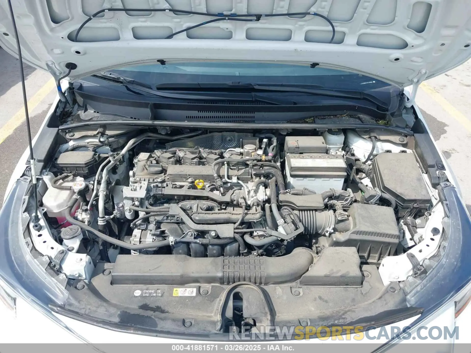 10 fotografías del automóvil dañado JTNB4MBE5N3188805 TOYOTA COROLLA 2022
