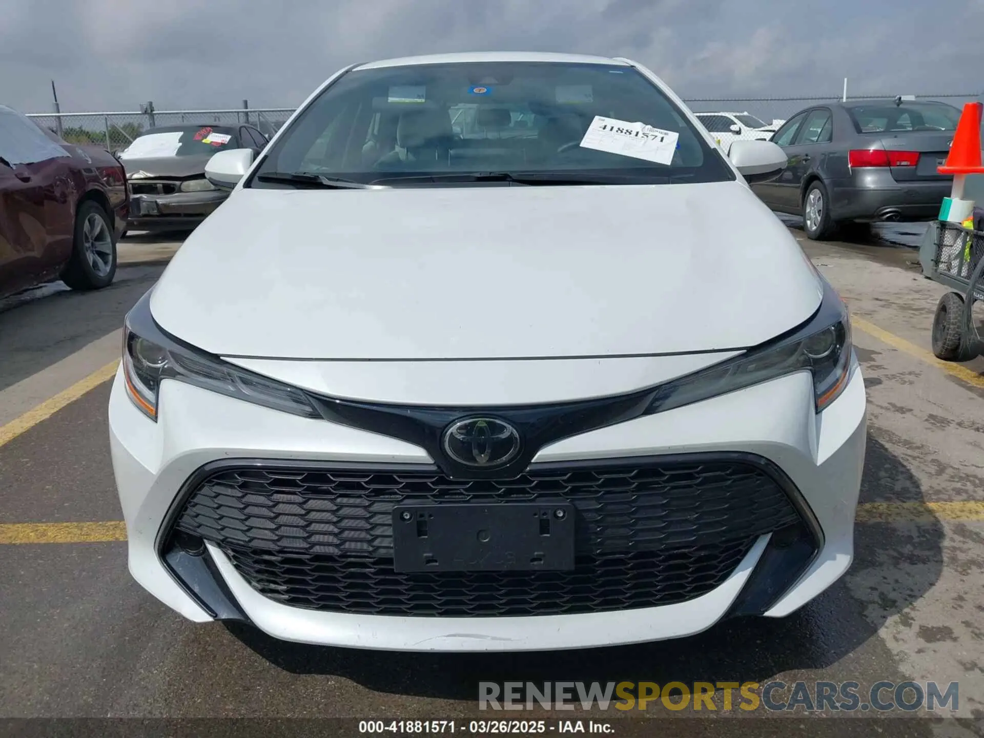 12 fotografías del automóvil dañado JTNB4MBE5N3188805 TOYOTA COROLLA 2022