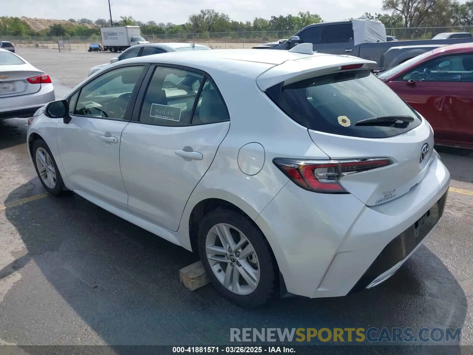 3 fotografías del automóvil dañado JTNB4MBE5N3188805 TOYOTA COROLLA 2022