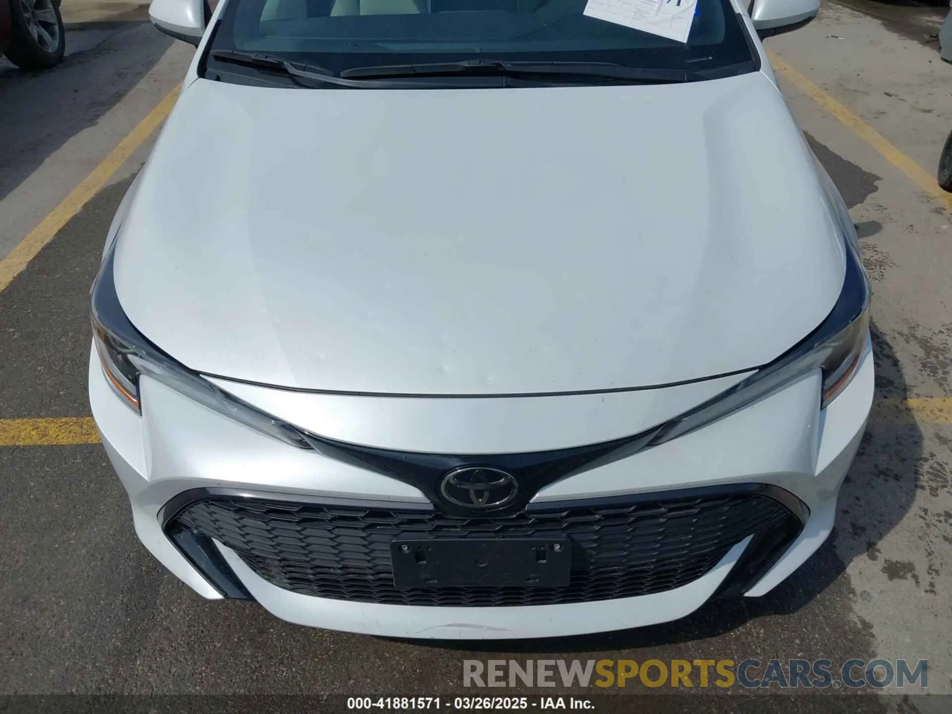 6 fotografías del automóvil dañado JTNB4MBE5N3188805 TOYOTA COROLLA 2022