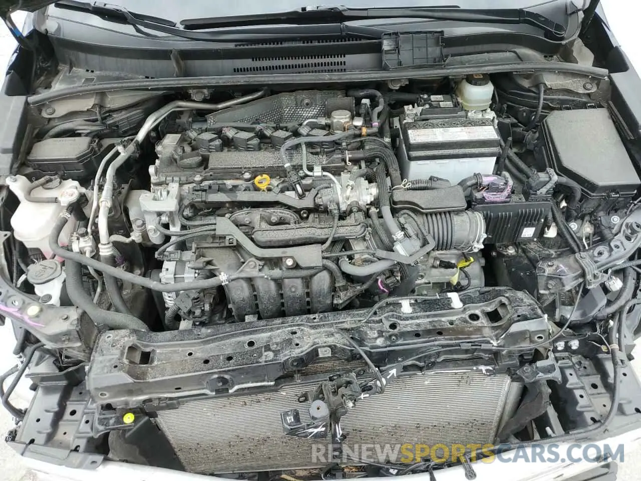 11 fotografías del automóvil dañado JTNB4MBE9N3178438 TOYOTA COROLLA 2022