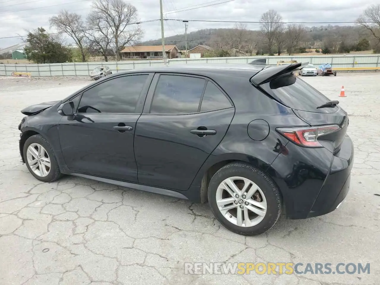 2 fotografías del automóvil dañado JTNB4MBE9N3178438 TOYOTA COROLLA 2022